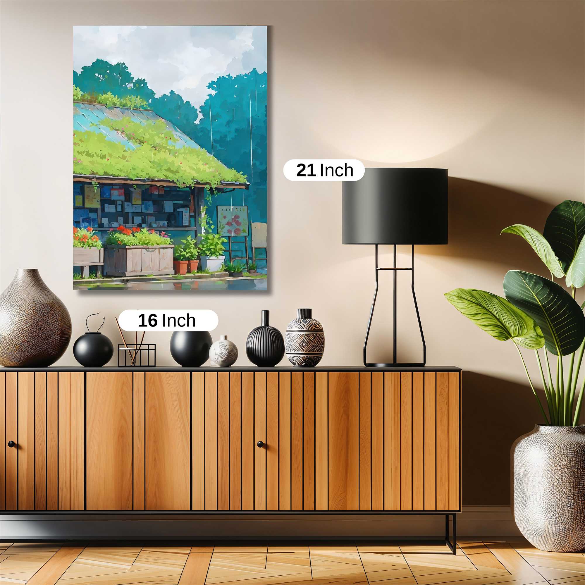 Floral Serenity Safe Wall Magnetic / M