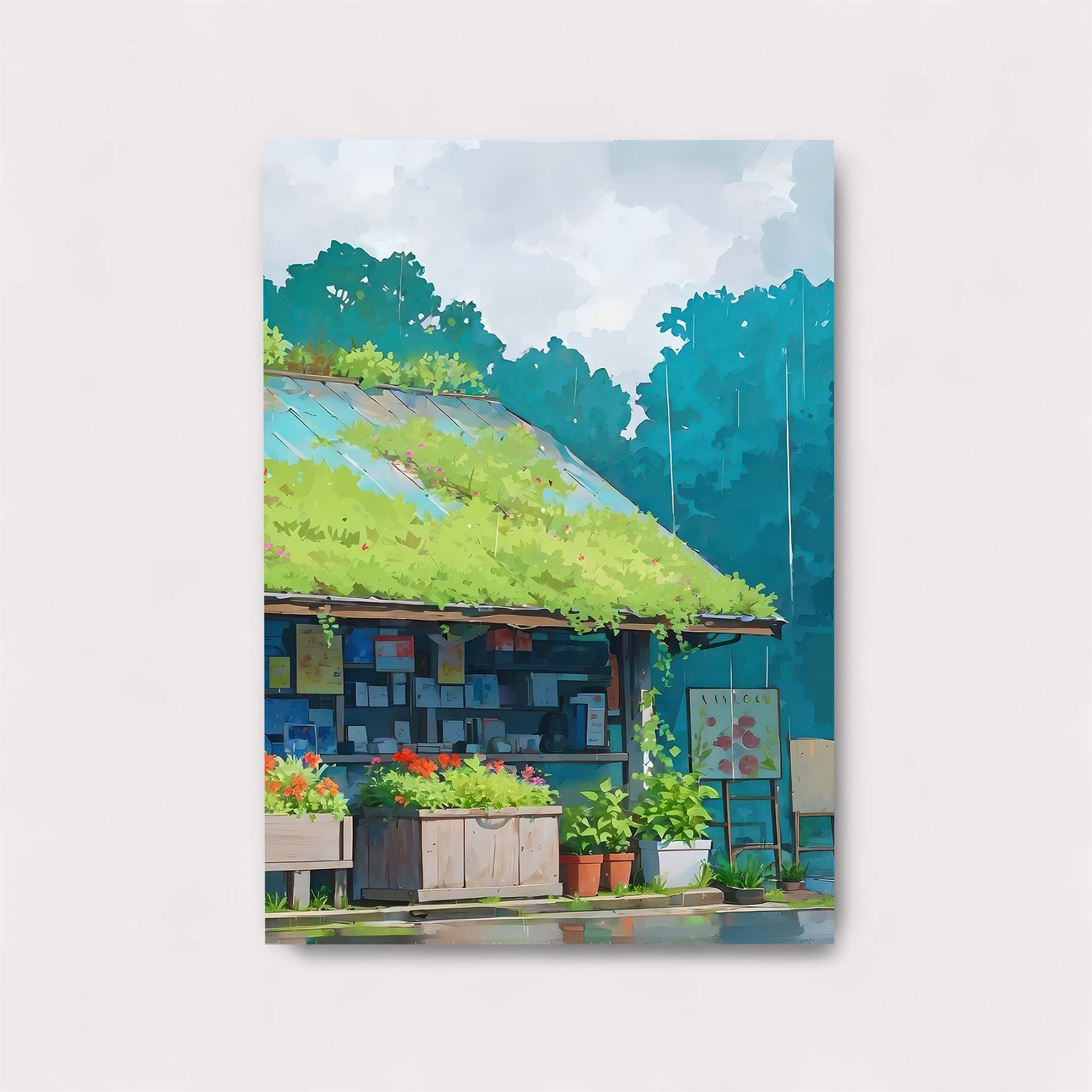 Floral Serenity Safe Wall Magnetic / M