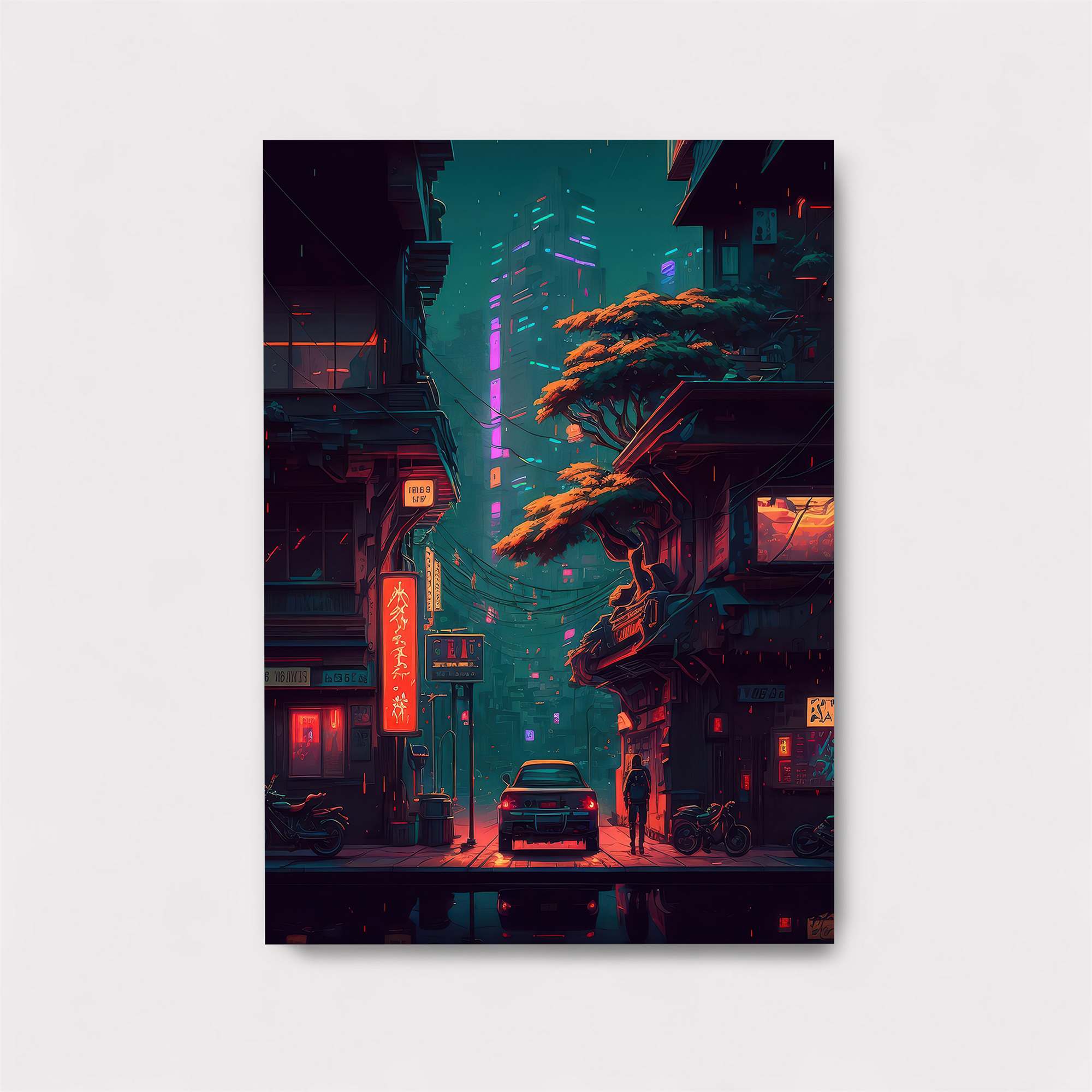 Neon Serenity Safe Wall Magnetic / M