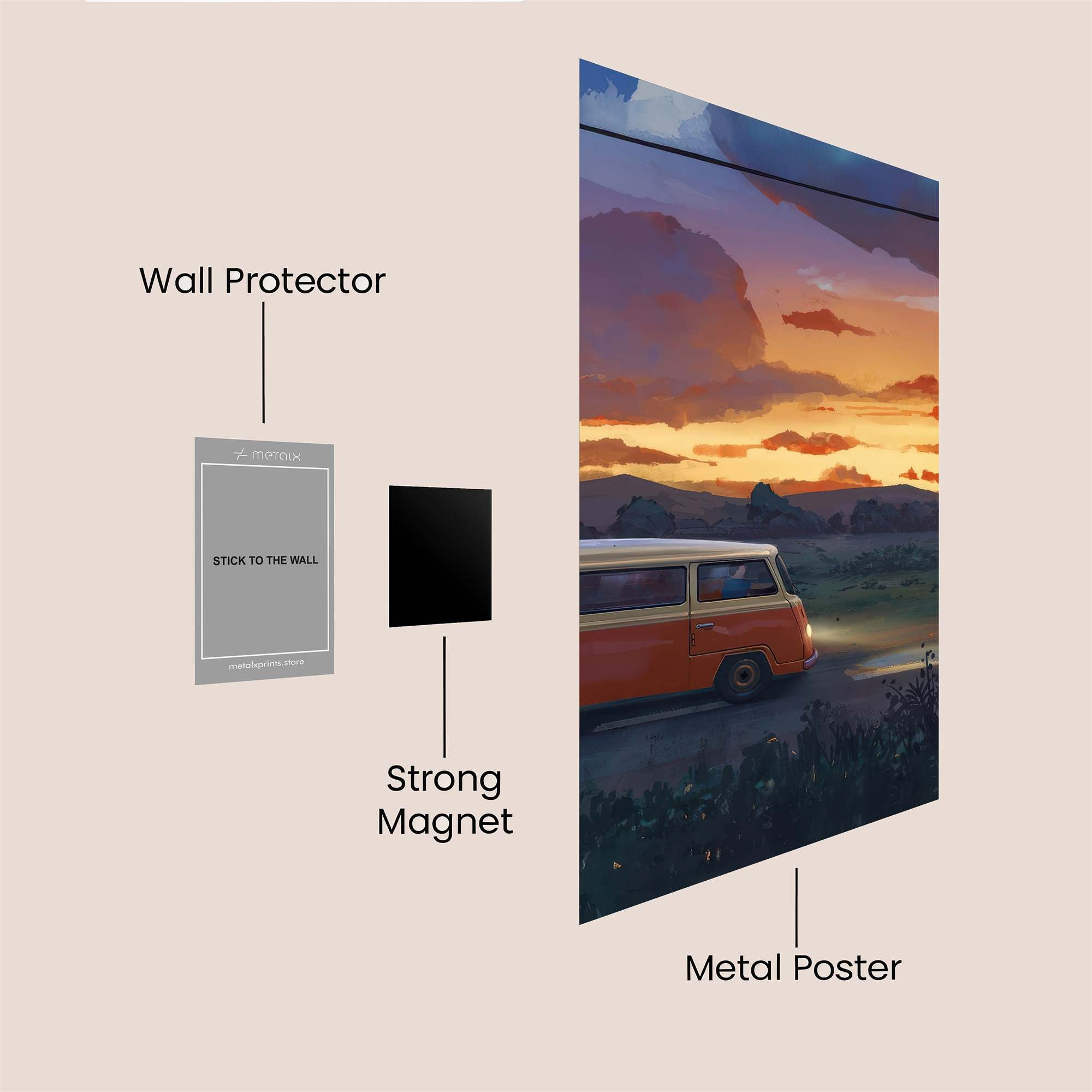 Adventure Serenity Safe Wall Magnetic / M