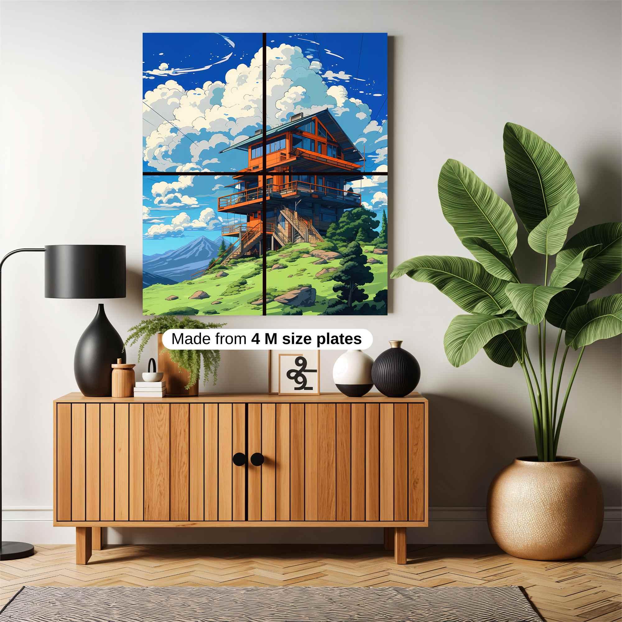 Mountain Serenity Safe Wall Magnetic / M