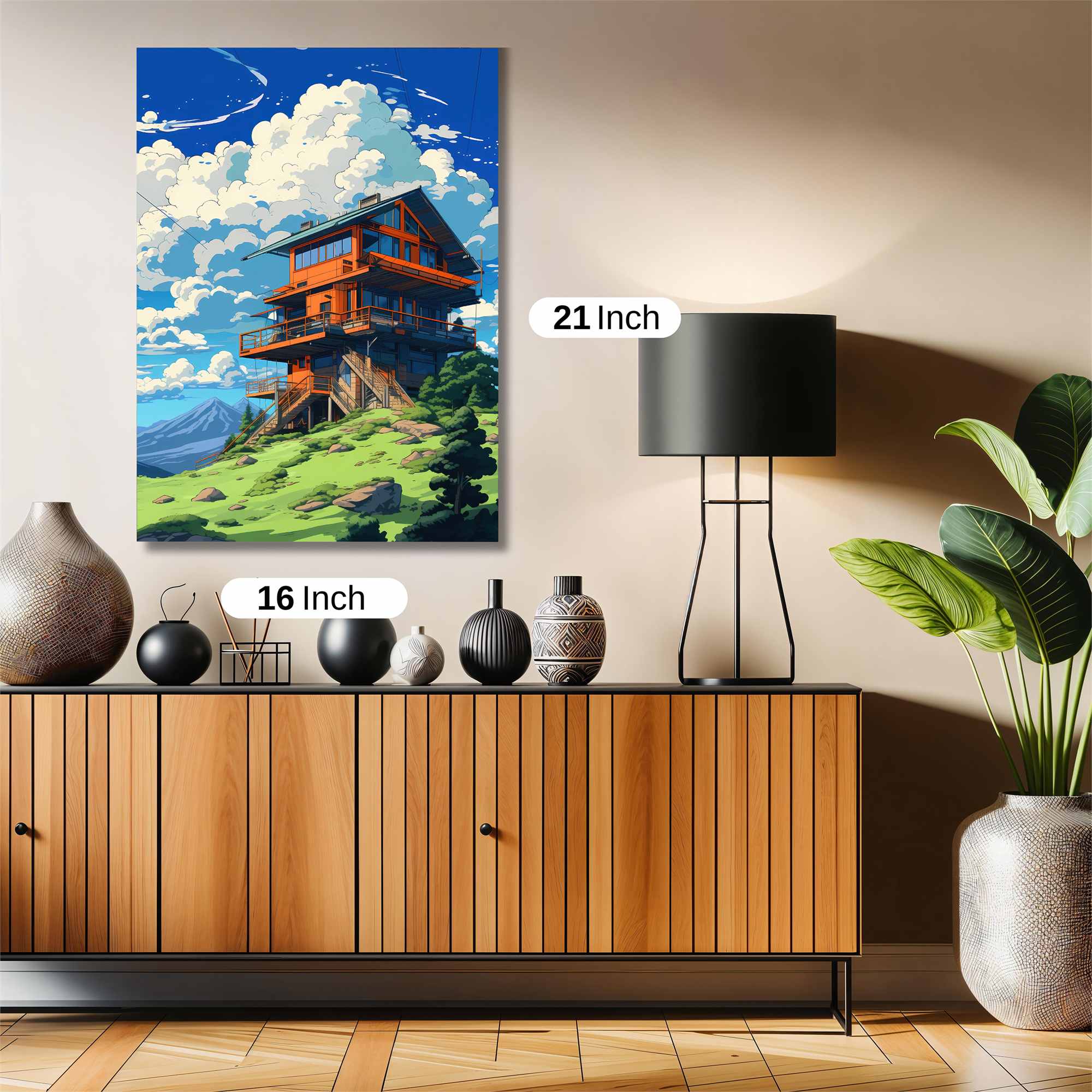 Mountain Serenity Safe Wall Magnetic / M