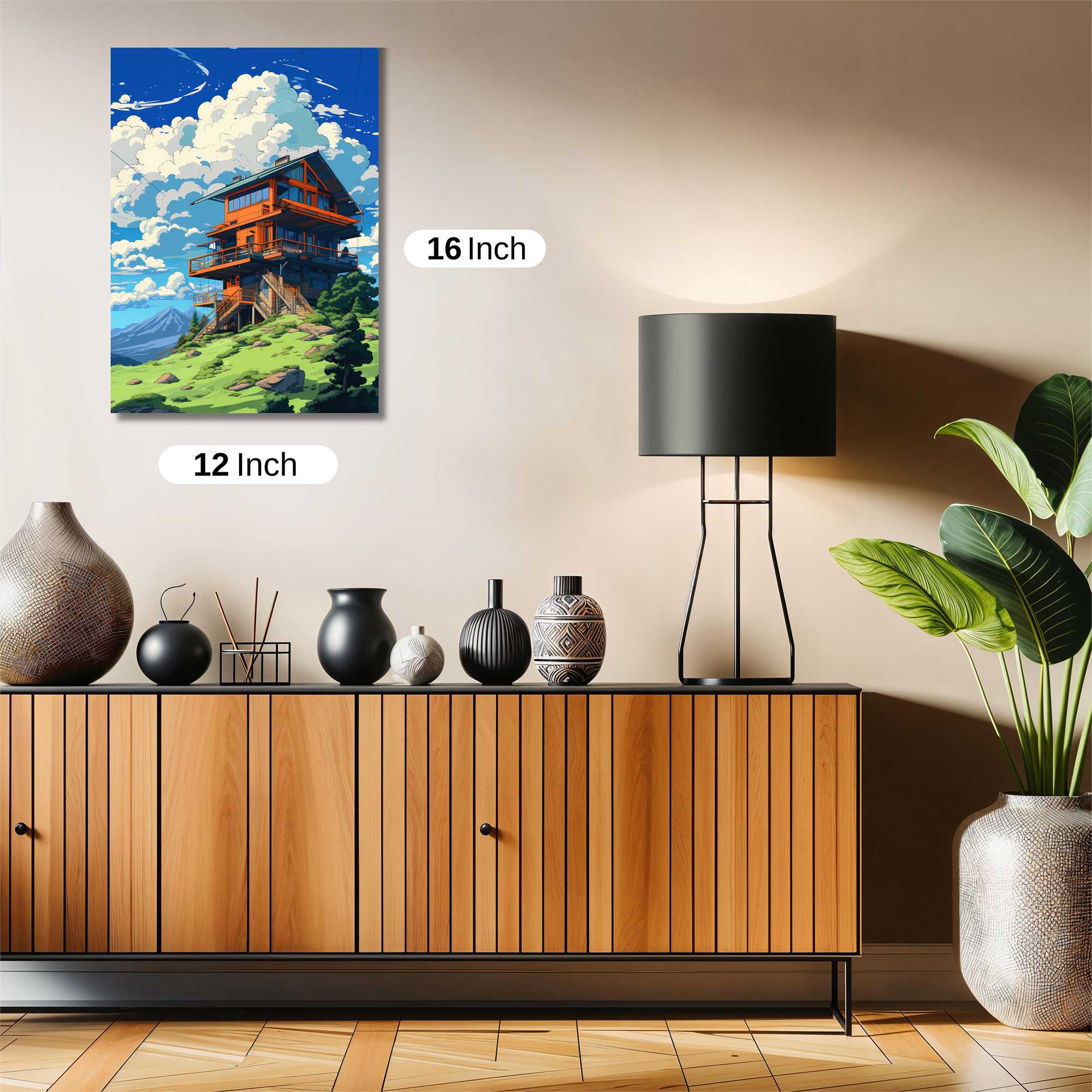 Mountain Serenity Safe Wall Magnetic / M