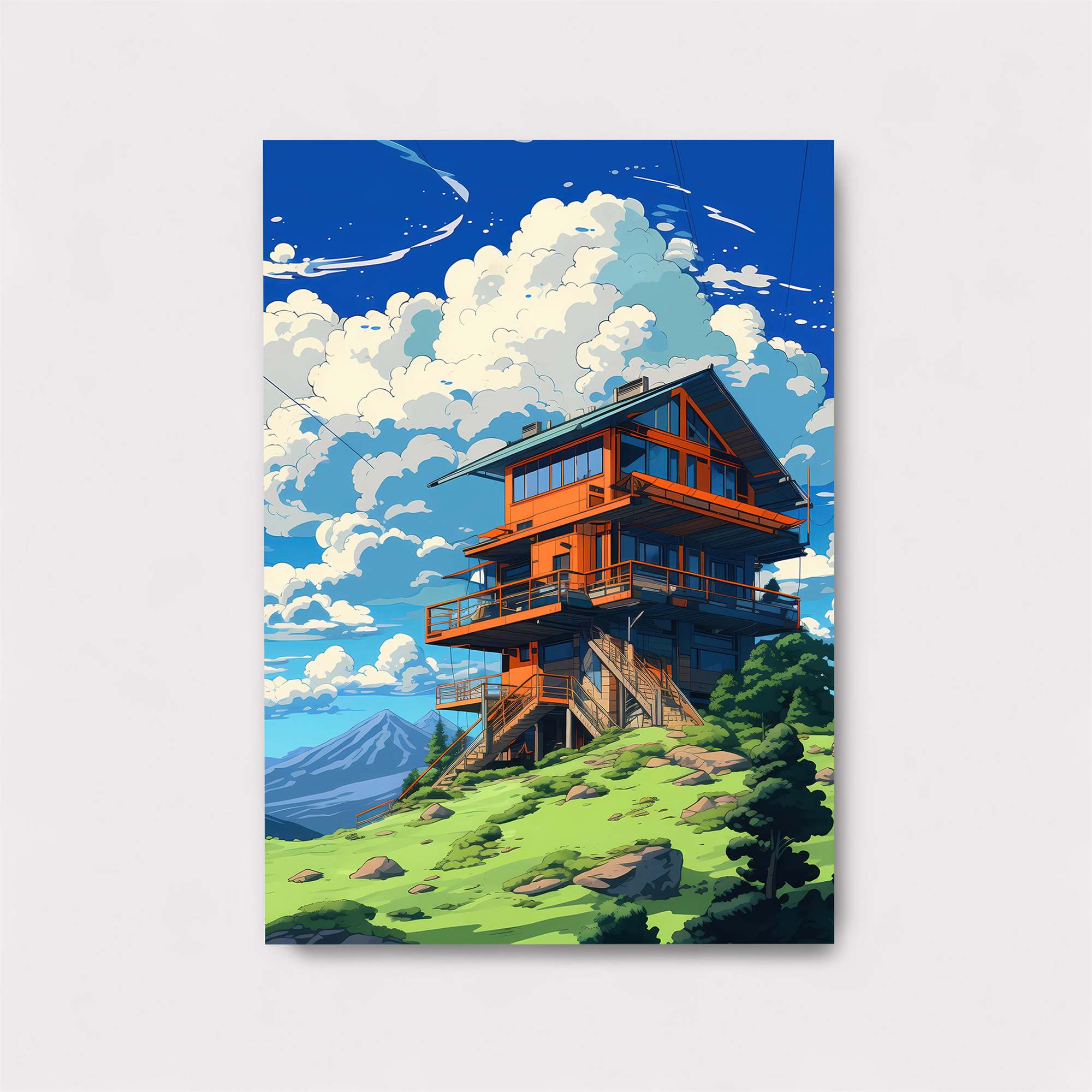 Mountain Serenity Safe Wall Magnetic / M