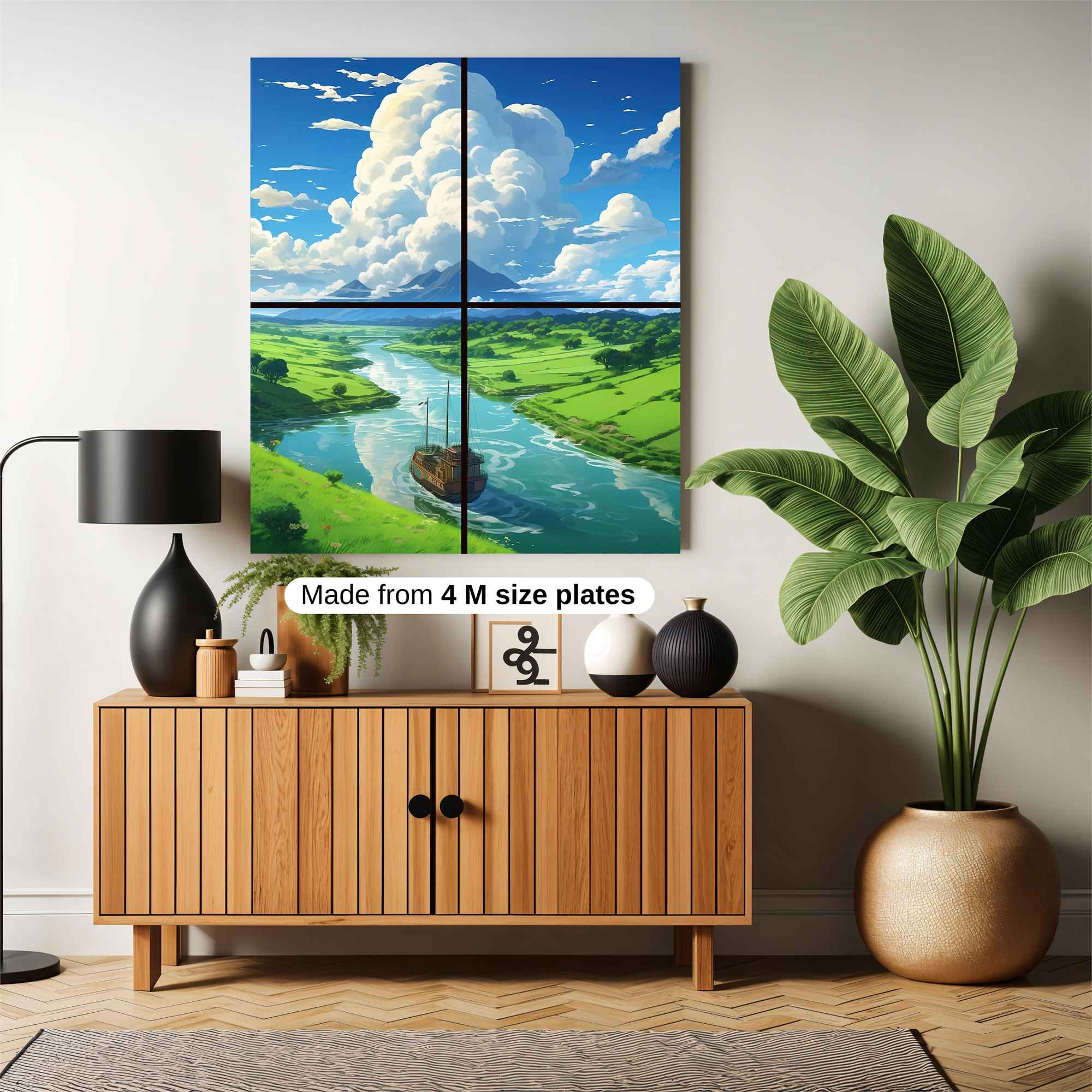 Mountain Serenity Safe Wall Magnetic / M