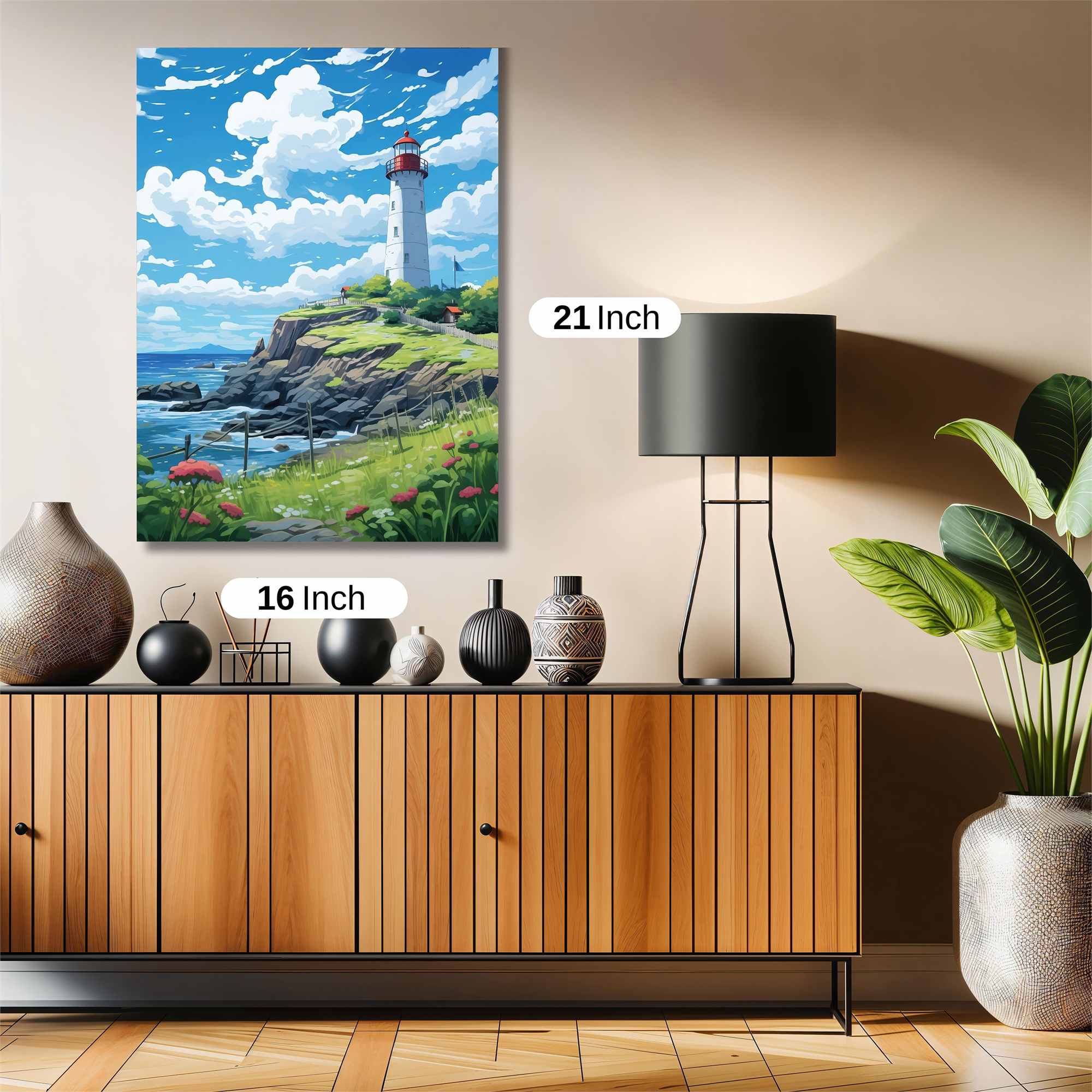 Lighthouse Serenity Safe Wall Magnetic / M