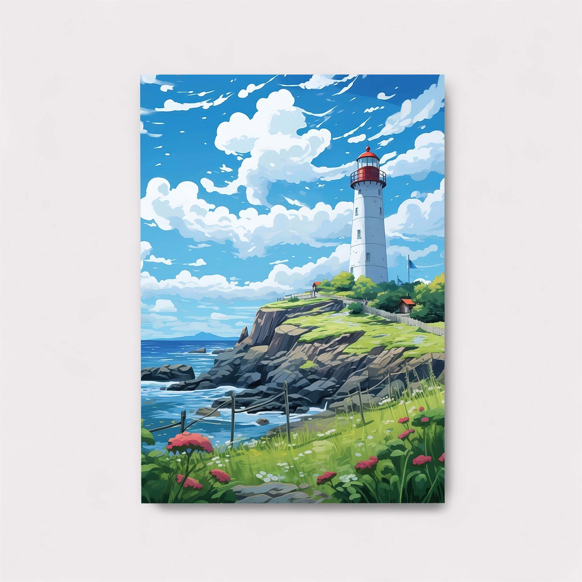 Lighthouse Serenity Safe Wall Magnetic / M