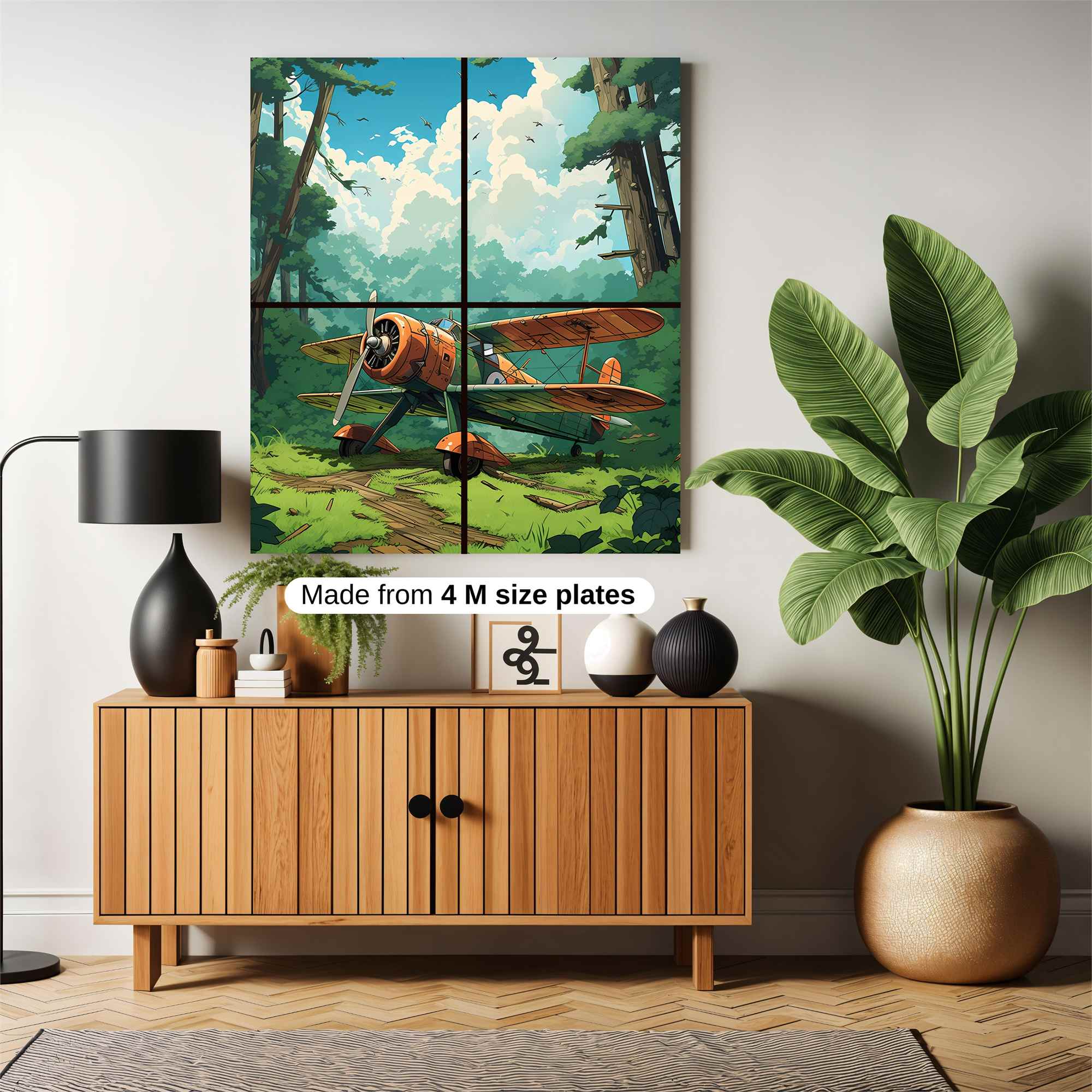 Biplane Serenity Safe Wall Magnetic / M