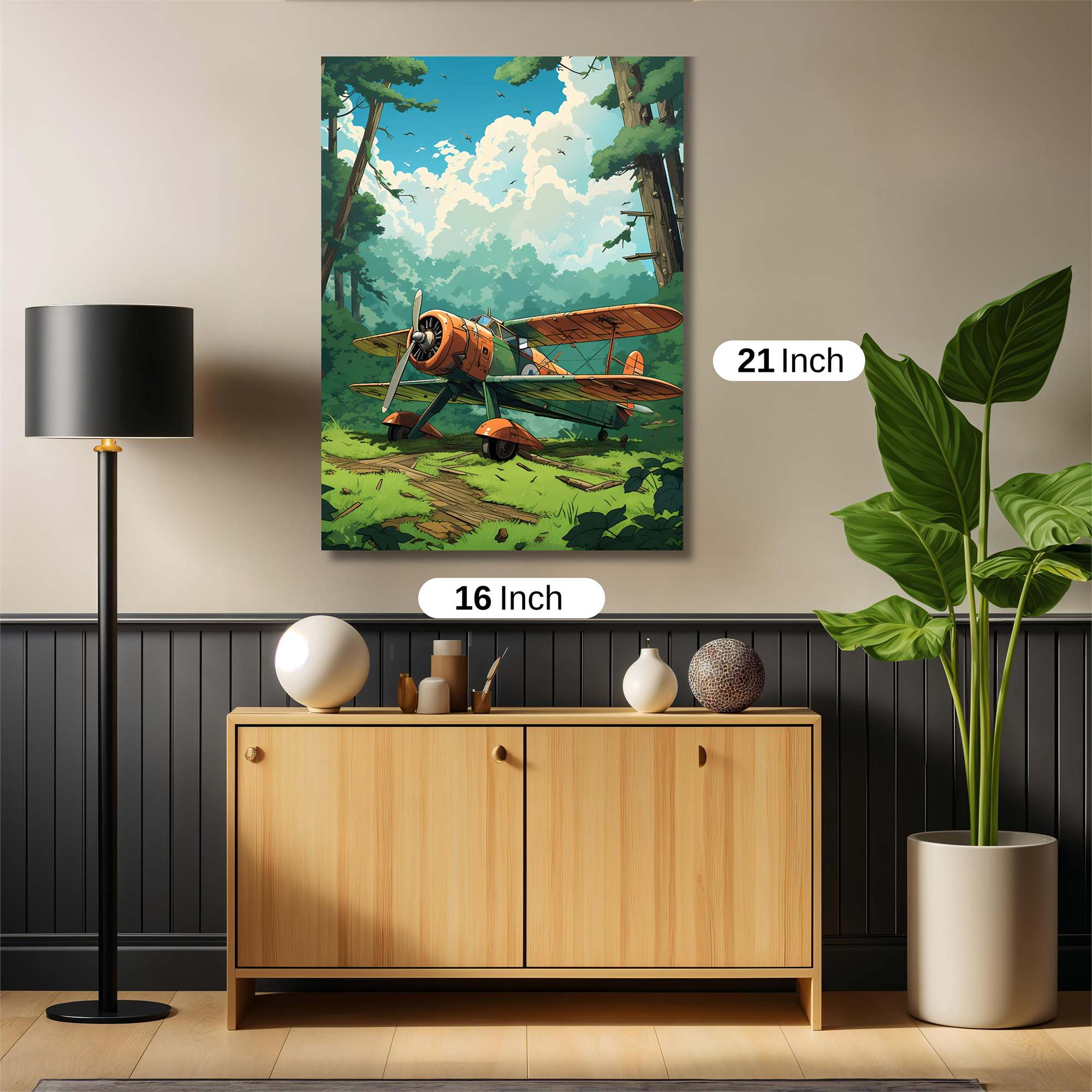 Biplane Serenity Safe Wall Magnetic / M