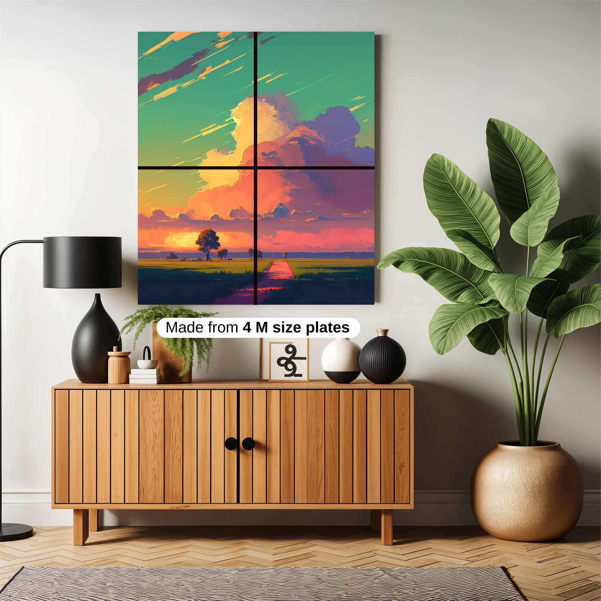 Sunset Serenity Safe Wall Magnetic / M