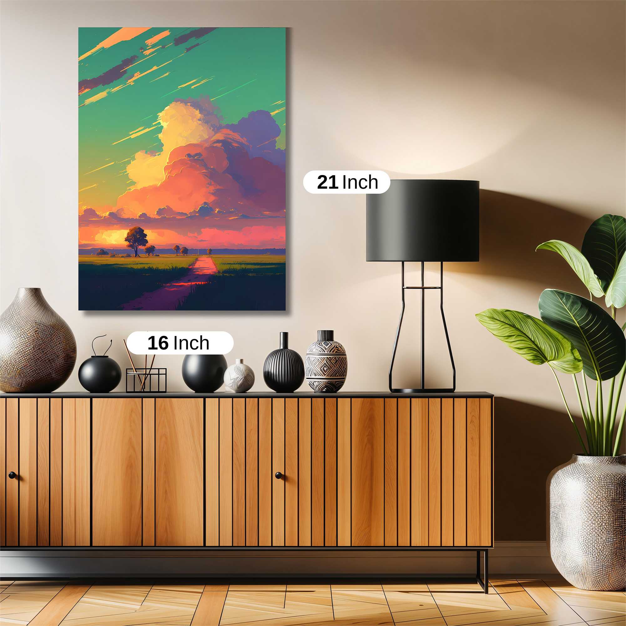 Sunset Serenity Safe Wall Magnetic / M