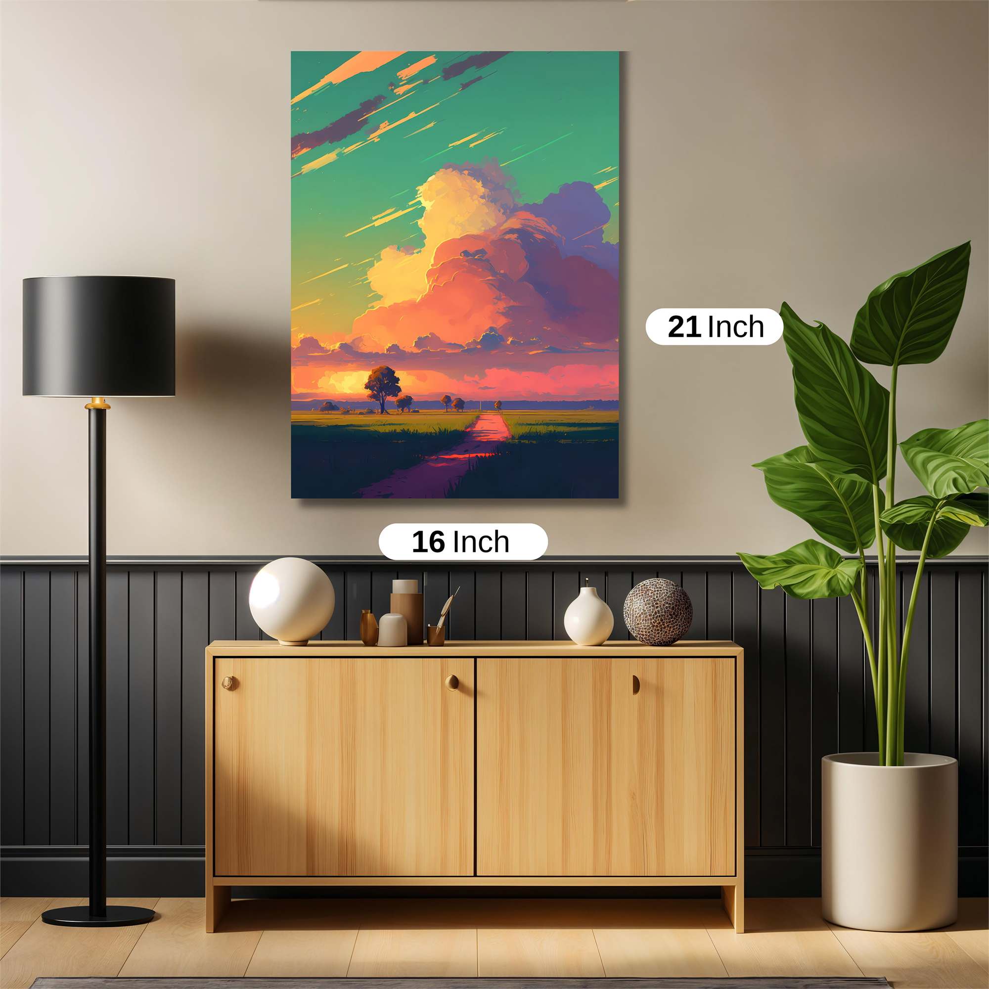 Sunset Serenity Safe Wall Magnetic / M