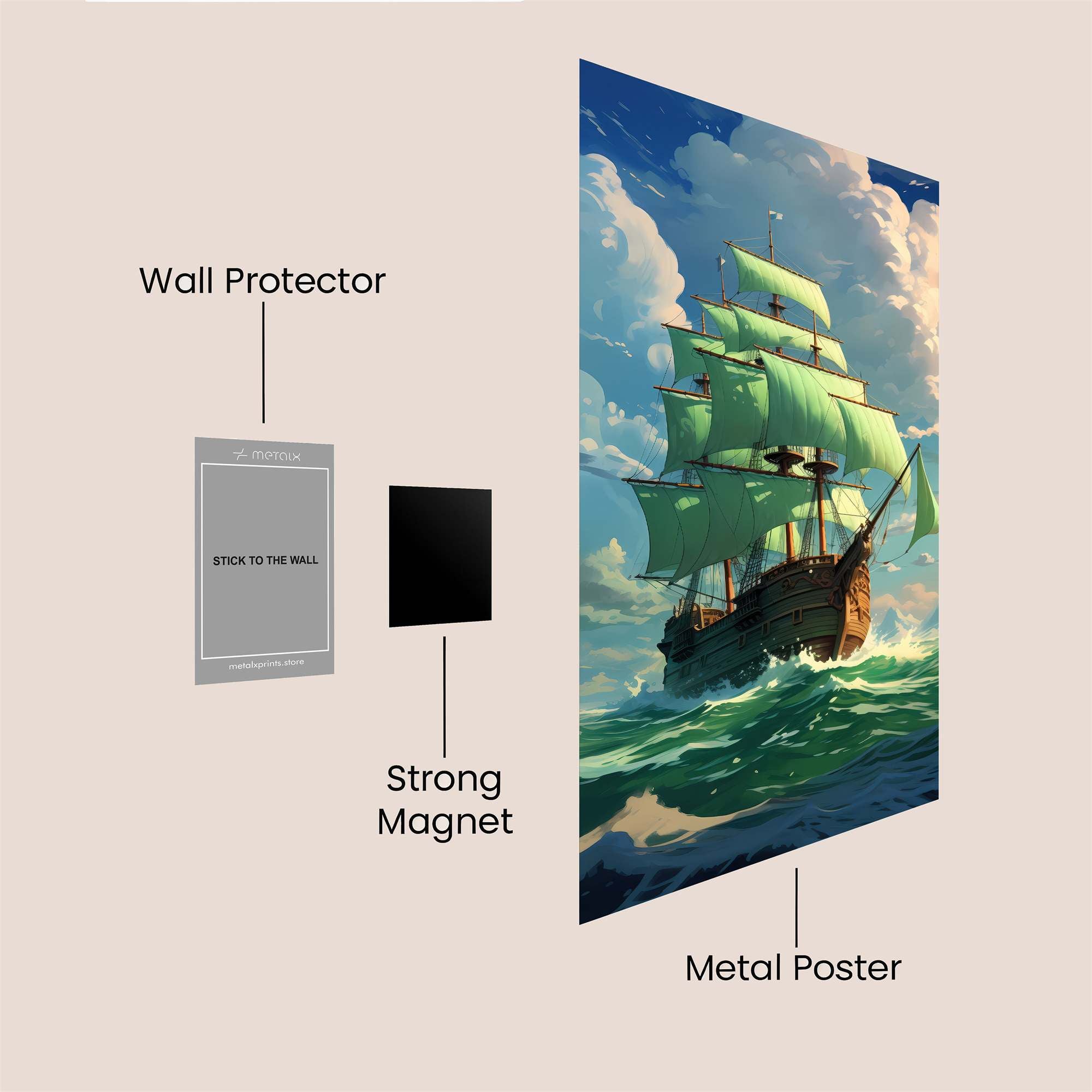Voyage Whimsy Safe Wall Magnetic / M