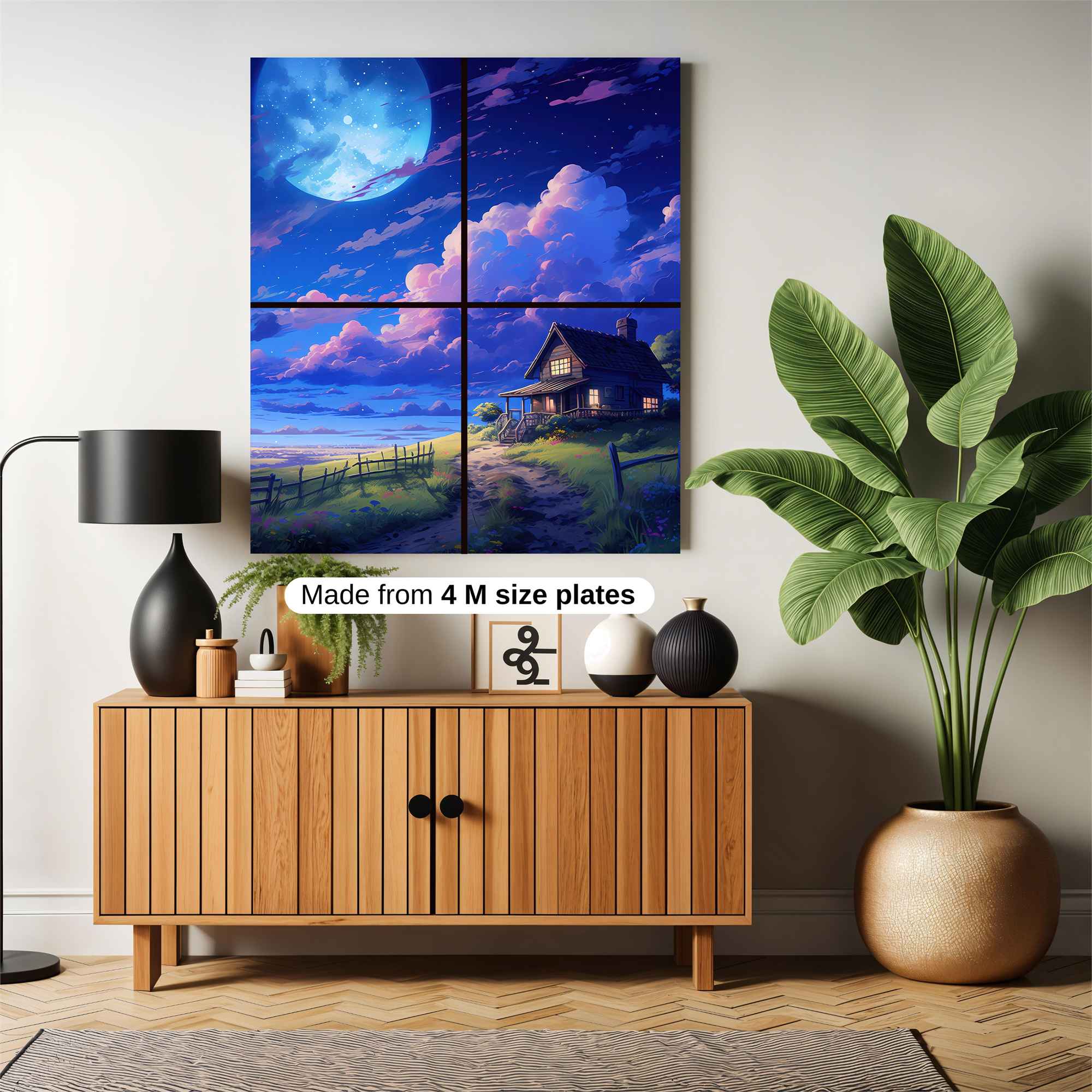 Moonlit Serenity Safe Wall Magnetic / M