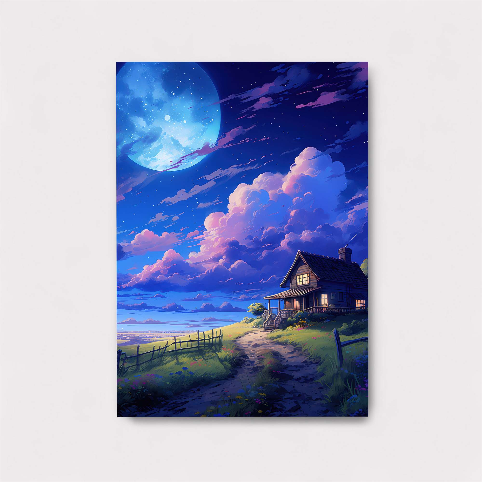 Moonlit Serenity Safe Wall Magnetic / M