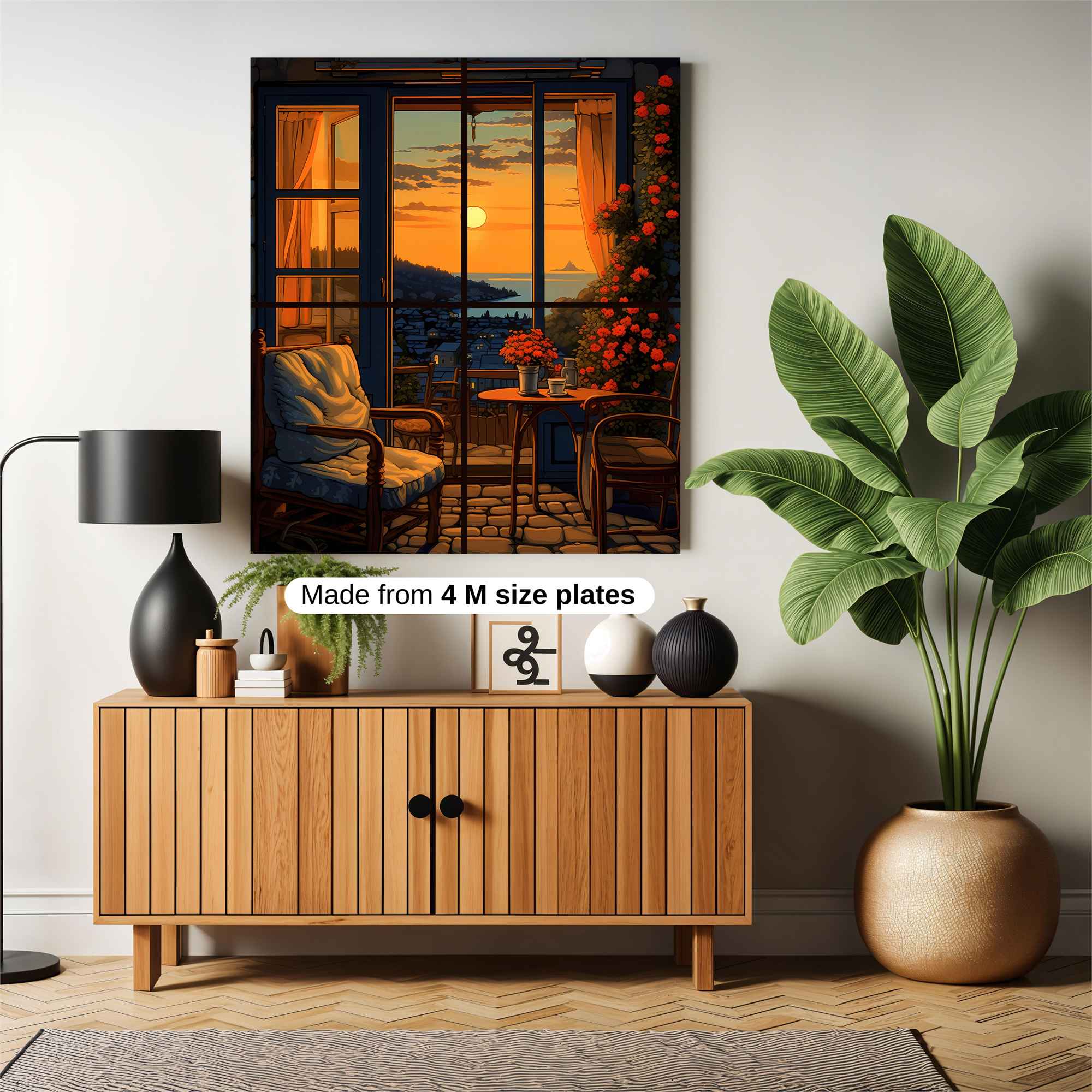 Sunset Serenity Safe Wall Magnetic / M