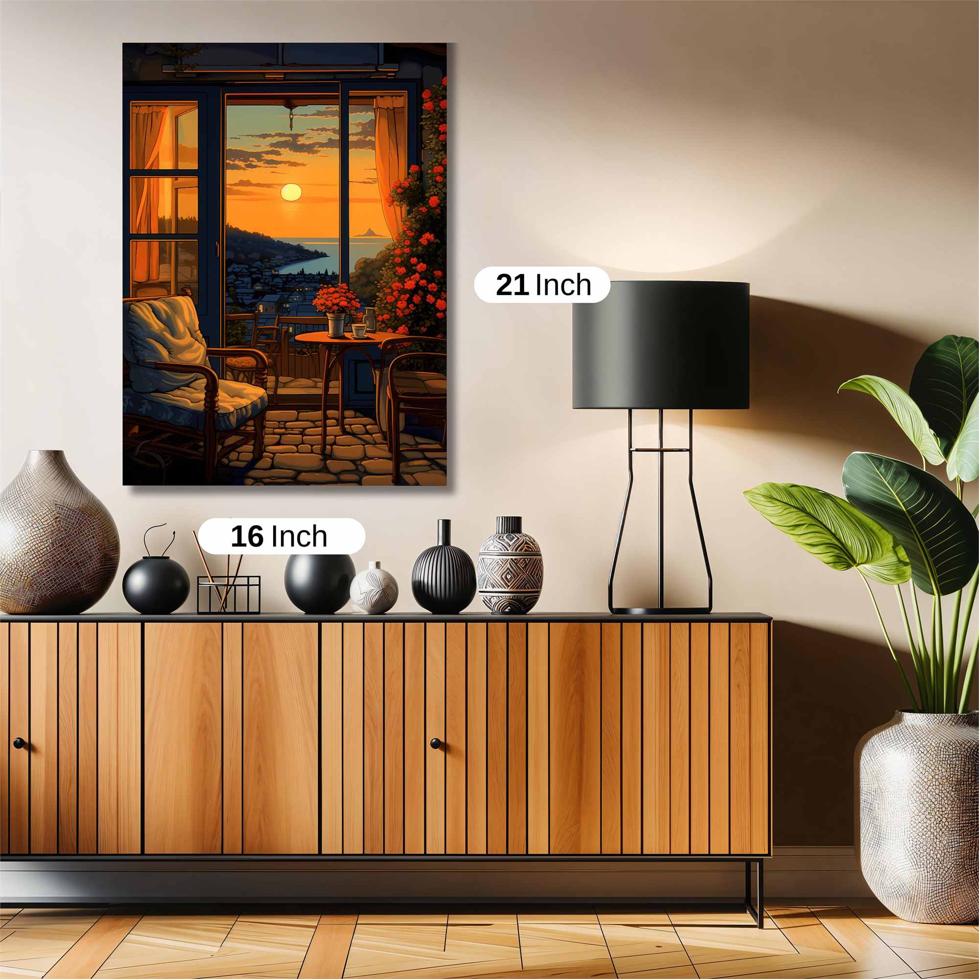 Sunset Serenity Safe Wall Magnetic / M