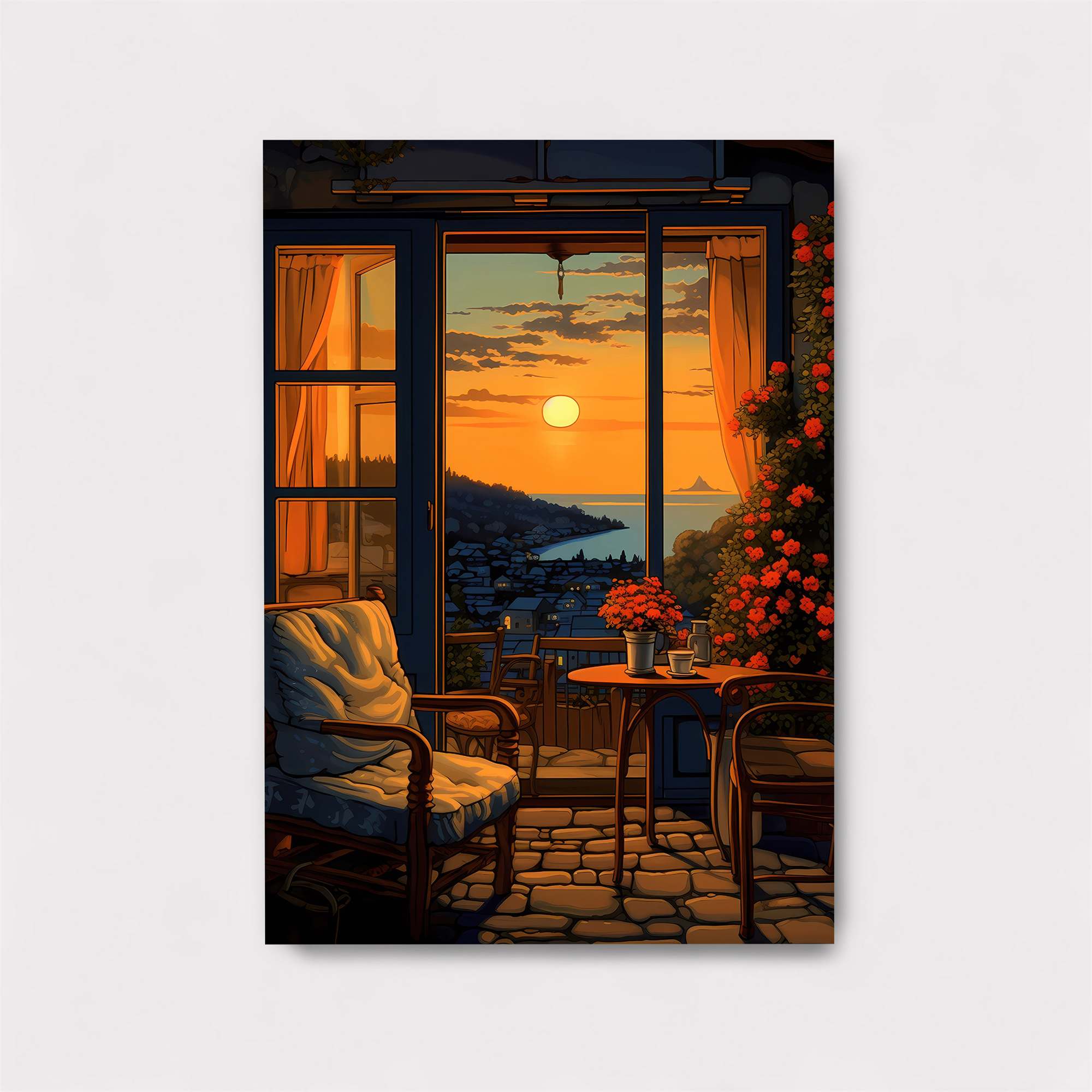 Sunset Serenity Safe Wall Magnetic / M