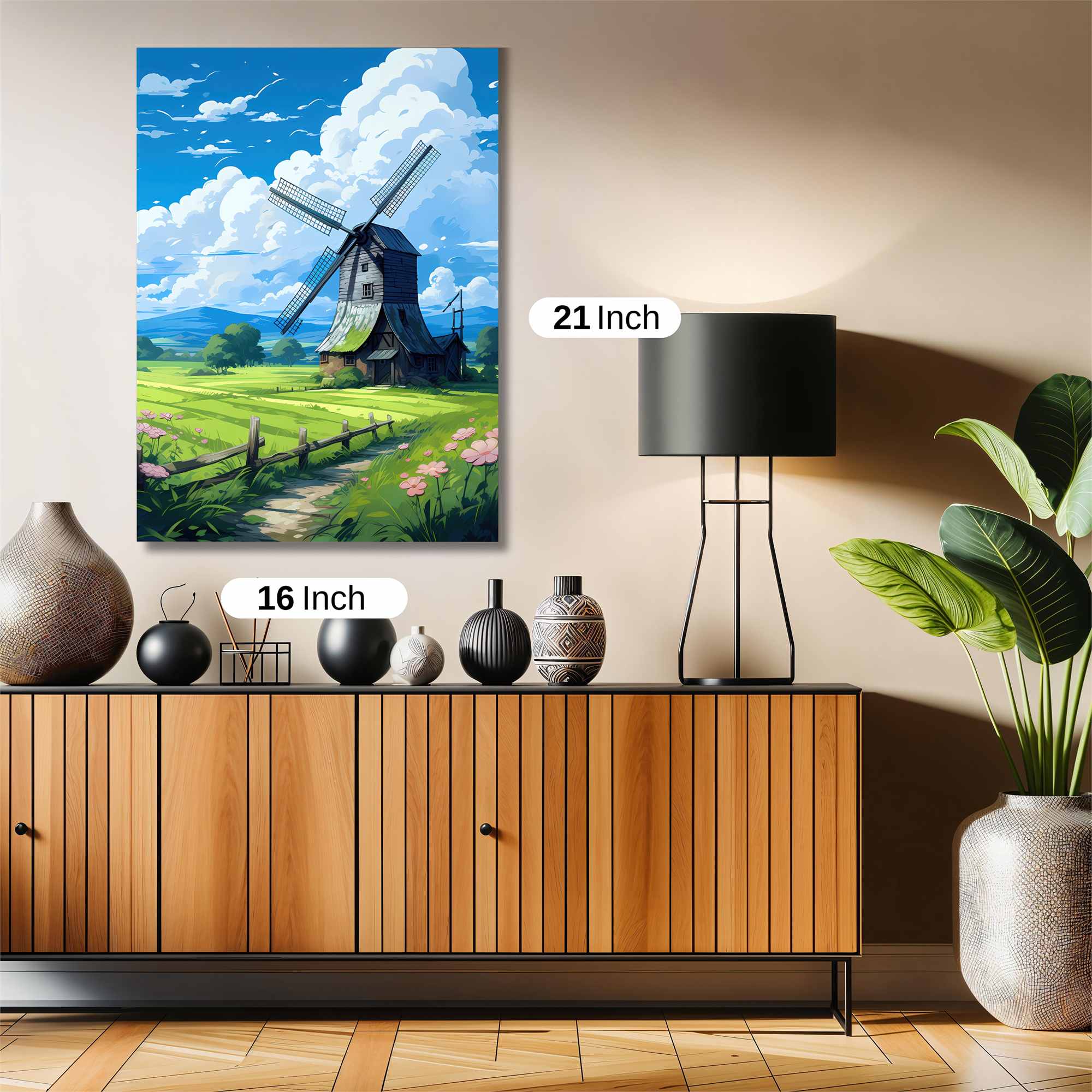 Windmill Whimsy Safe Wall Magnetic / M