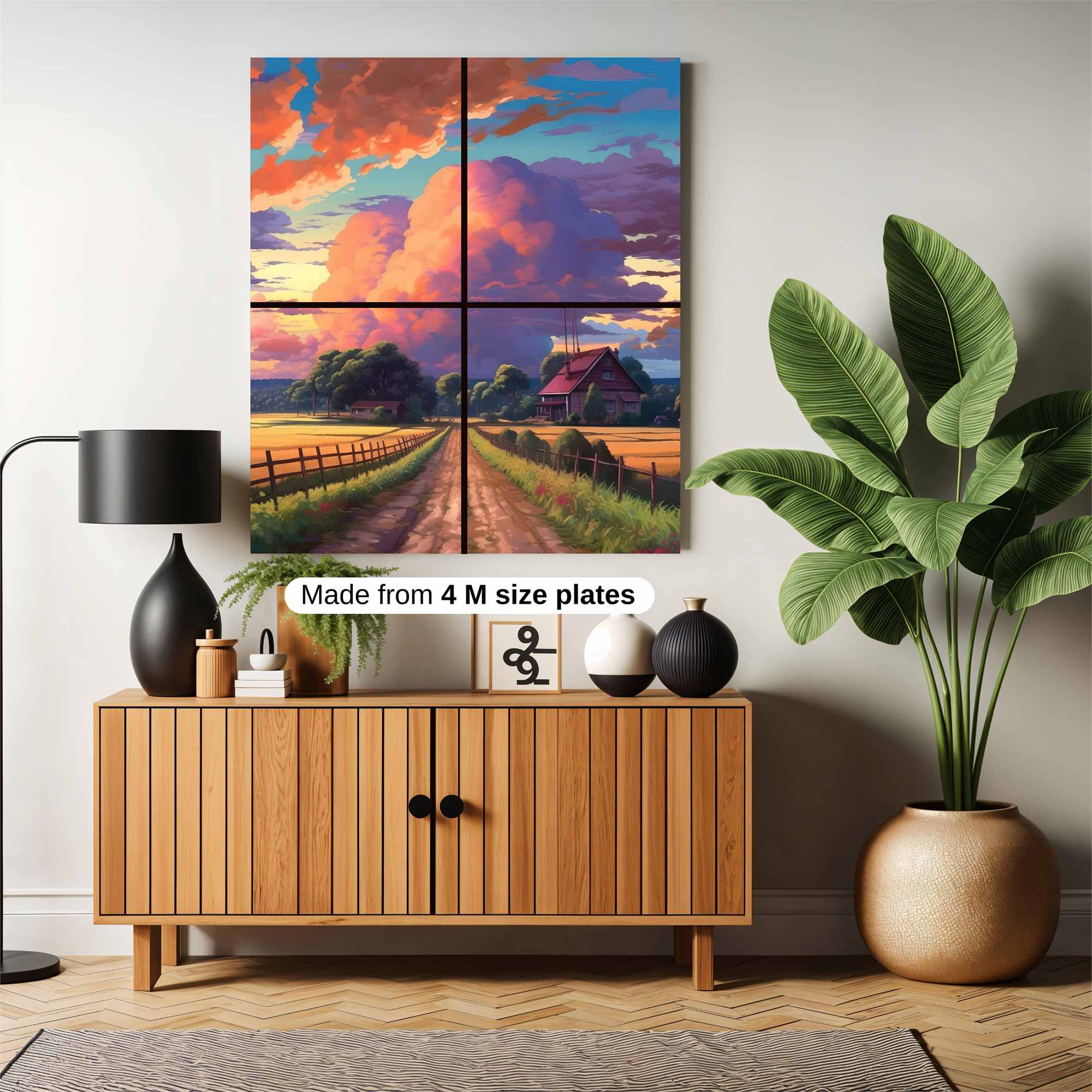 Sunset Serenity Safe Wall Magnetic / M
