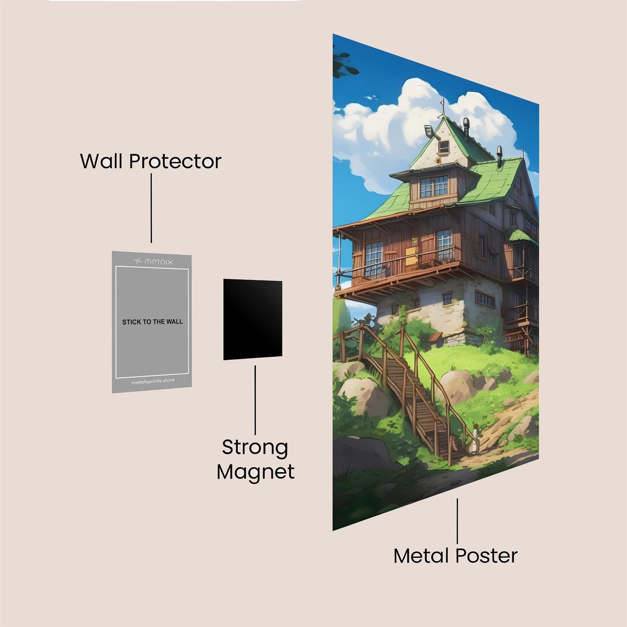 Hilltop Haven Safe Wall Magnetic / M