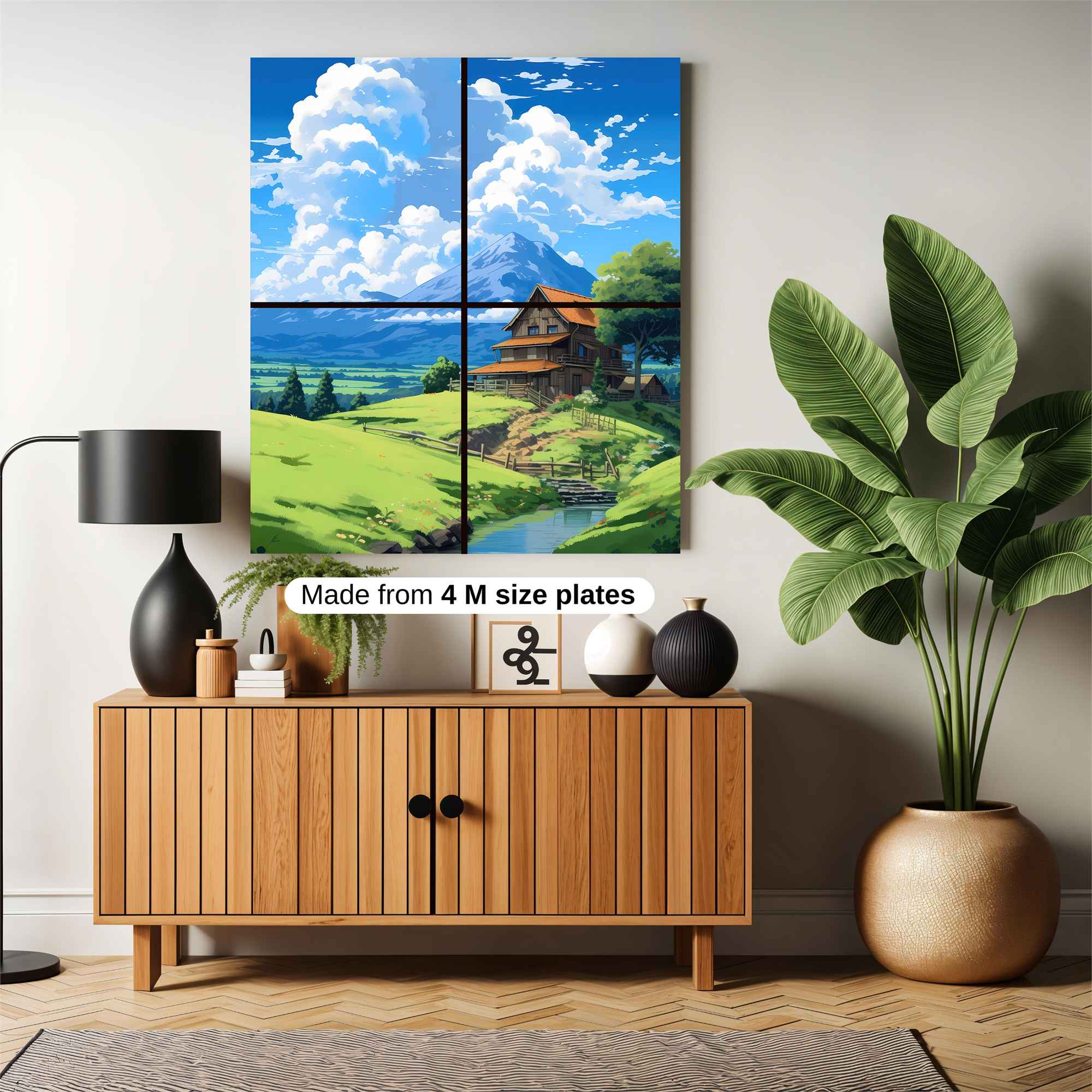 Mountain Serenity Safe Wall Magnetic / M