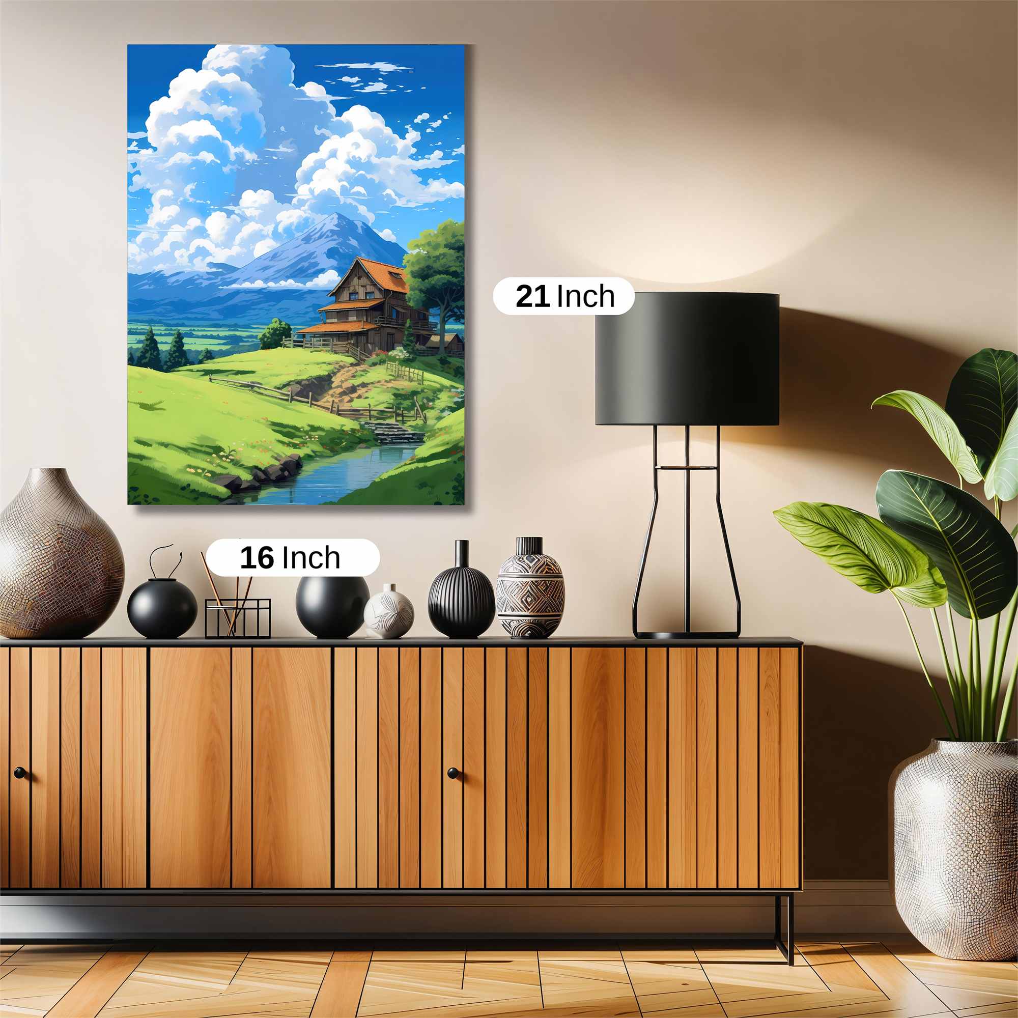 Mountain Serenity Safe Wall Magnetic / M