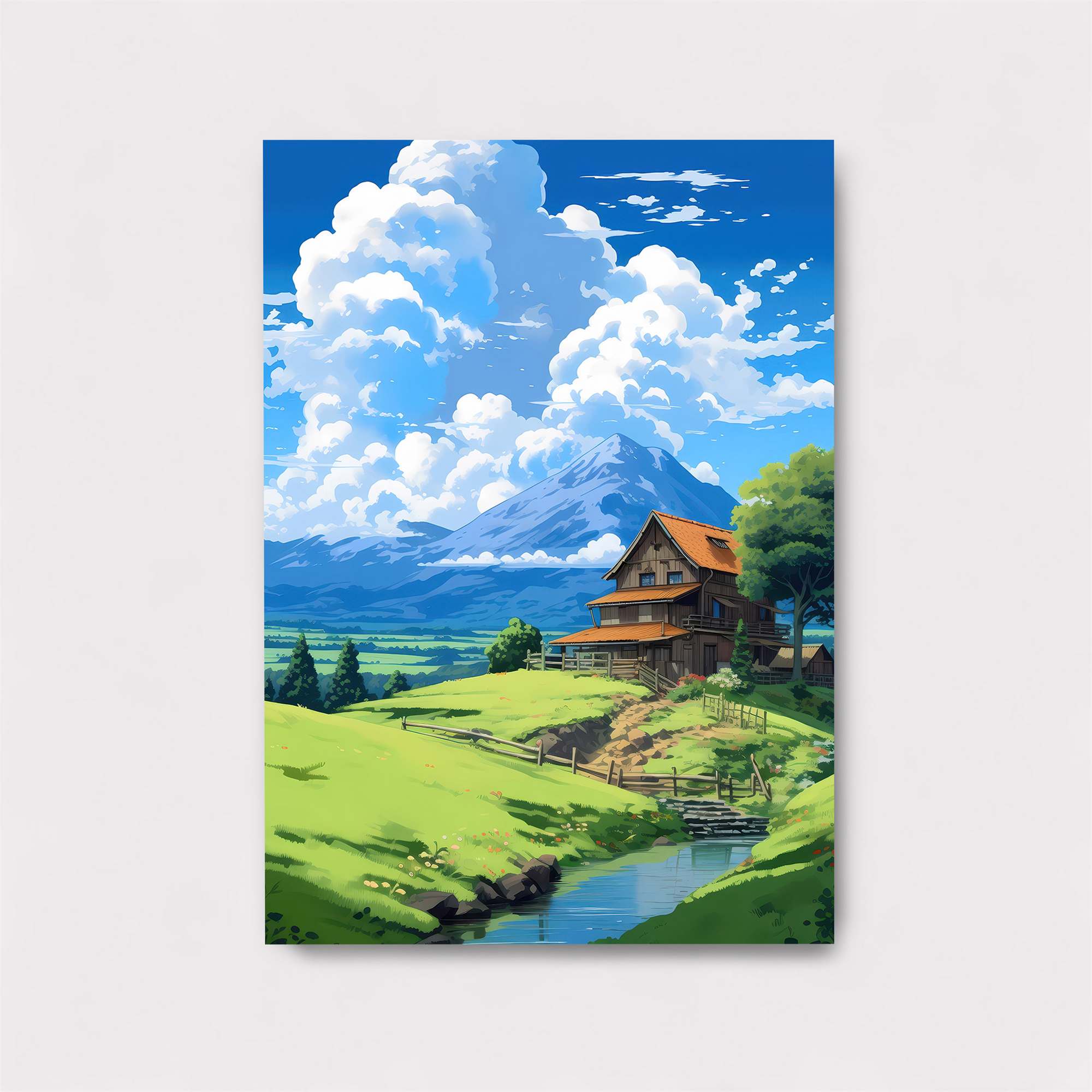 Mountain Serenity Safe Wall Magnetic / M