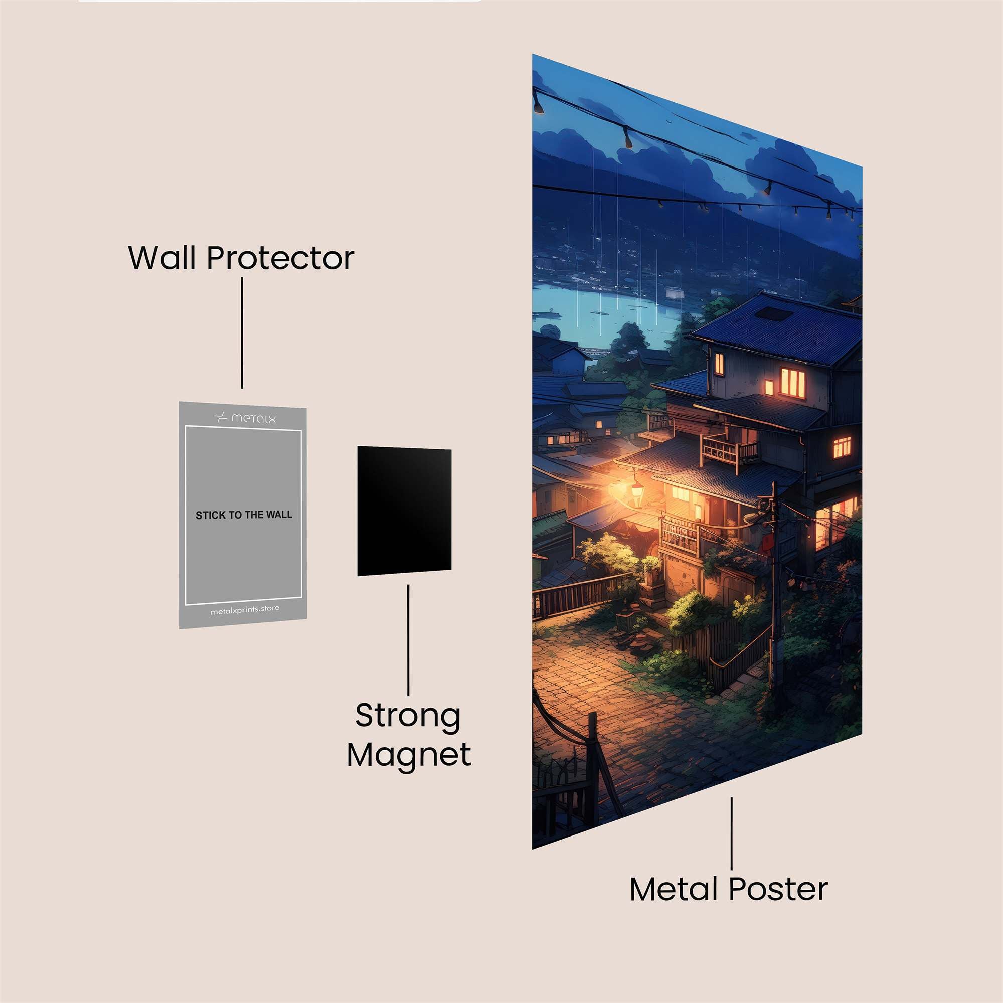 Mountain Serenity Safe Wall Magnetic / M