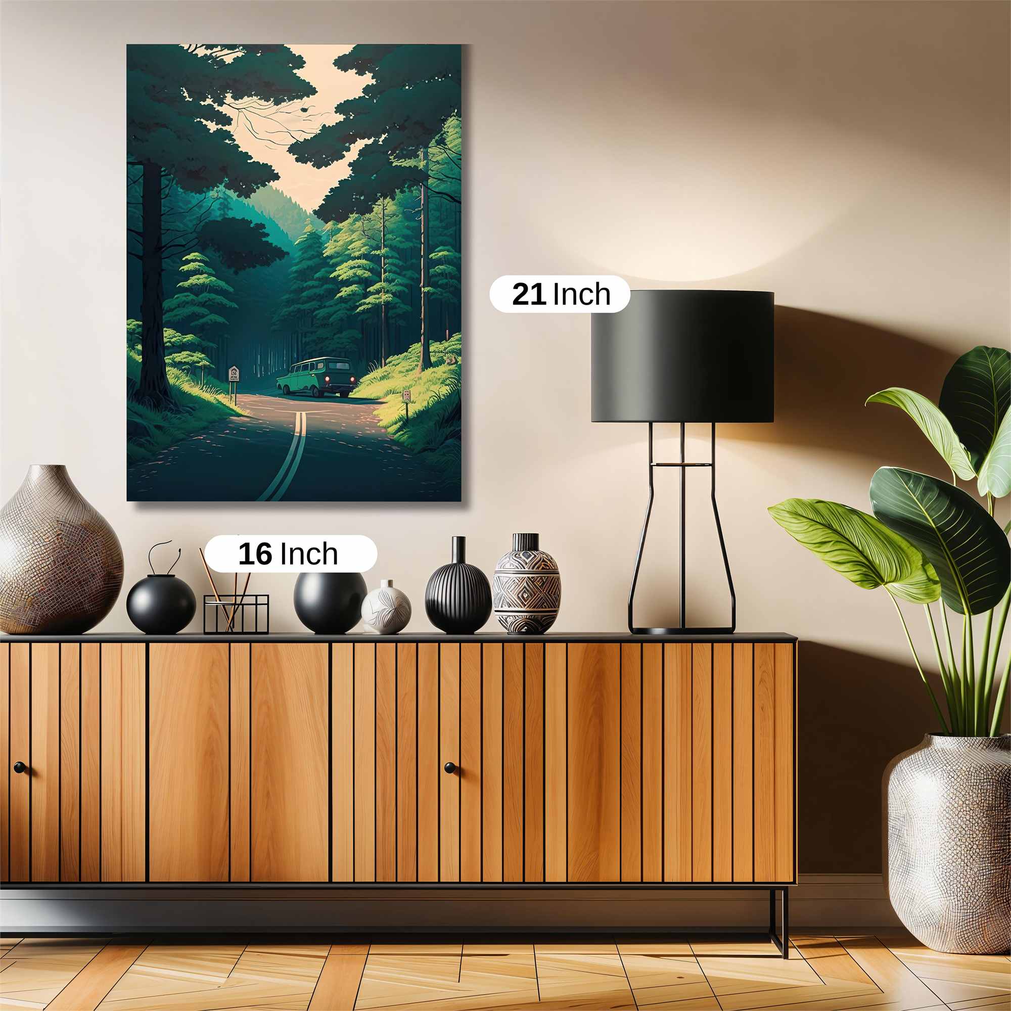 Forest Serenity Safe Wall Magnetic / M