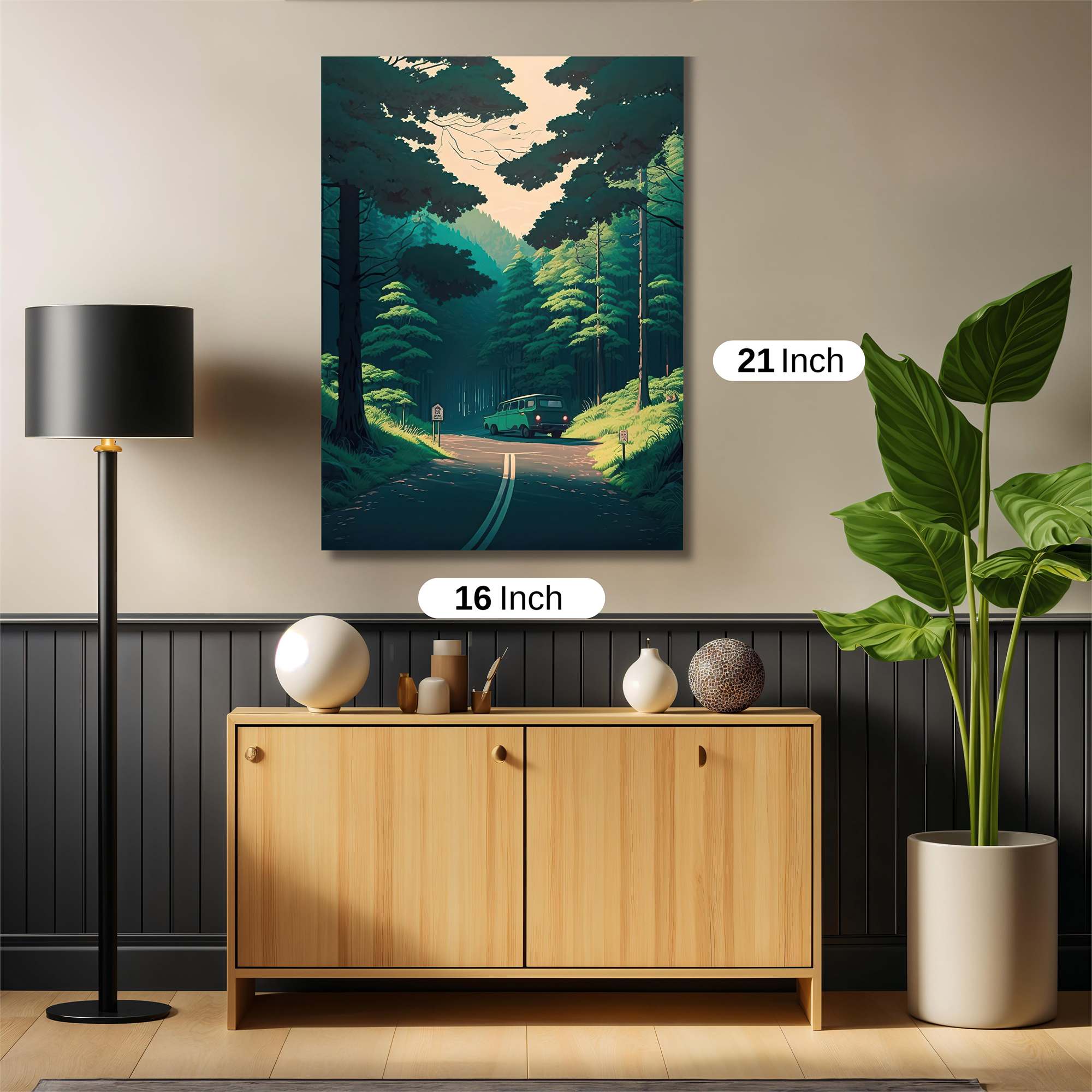 Forest Serenity Safe Wall Magnetic / M
