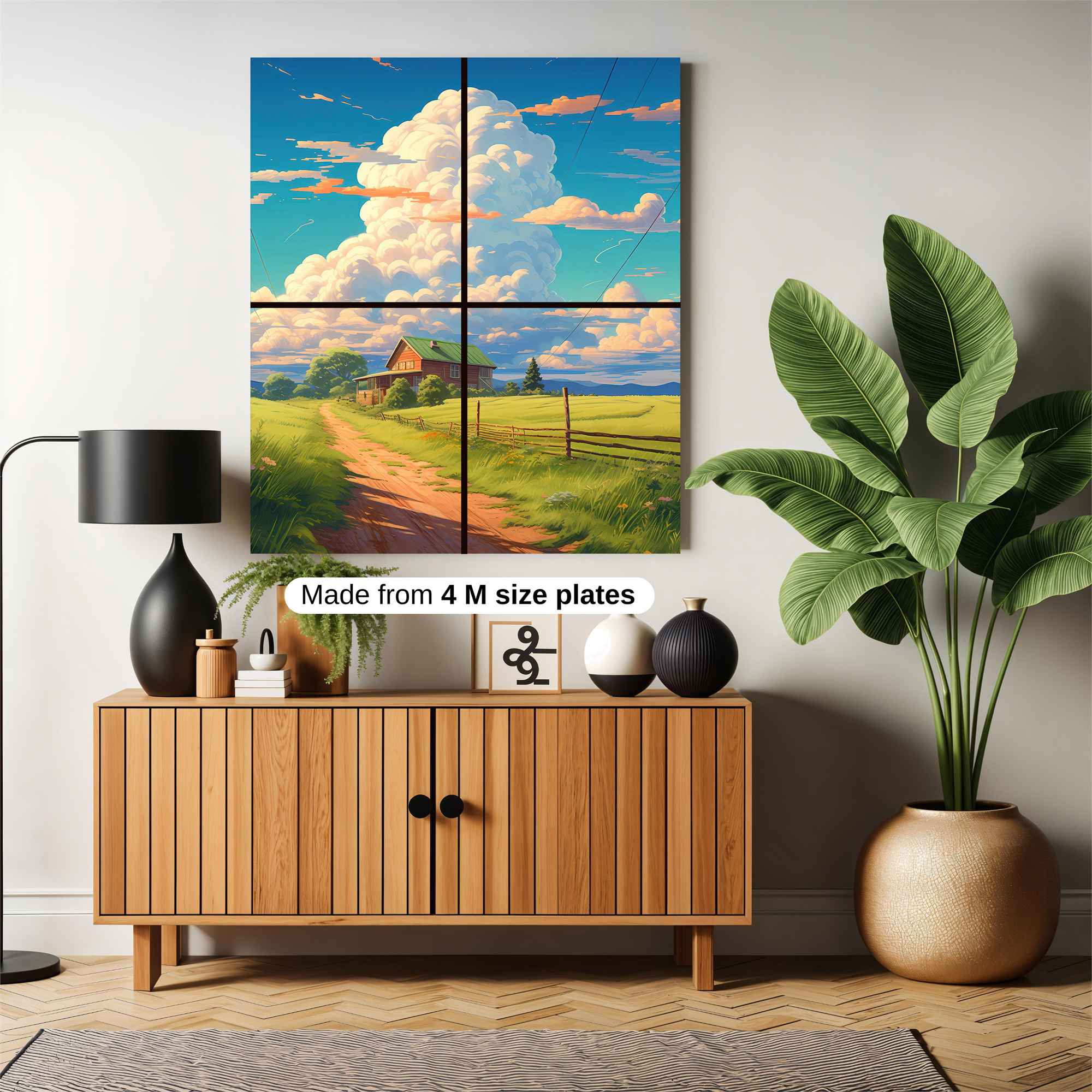 Cottage Serenity Safe Wall Magnetic / M