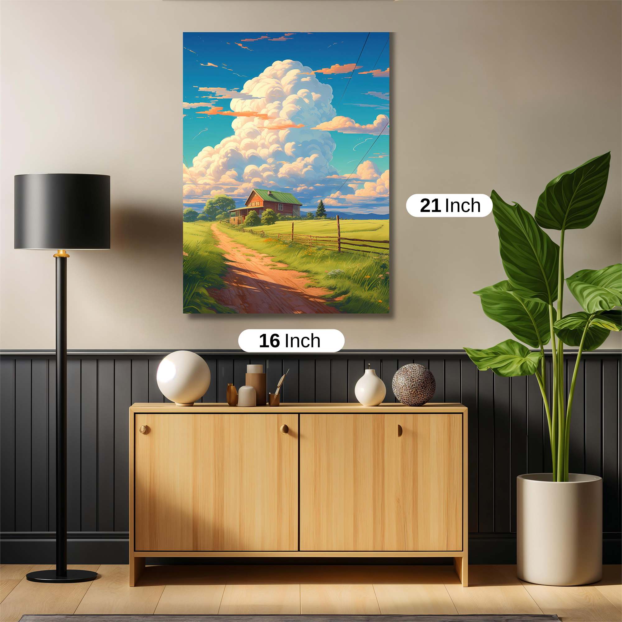 Cottage Serenity Safe Wall Magnetic / M