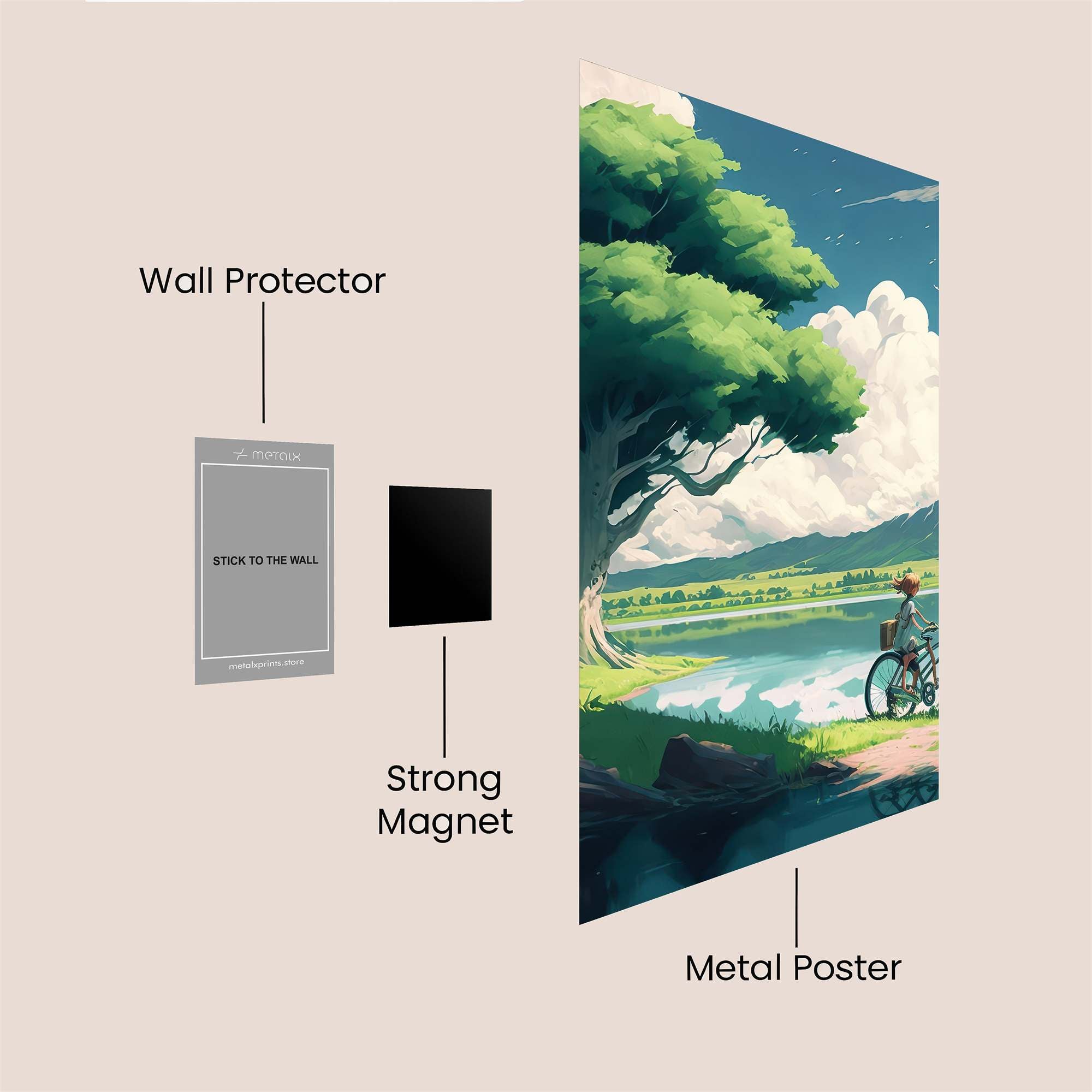 Journey Bliss Safe Wall Magnetic / M