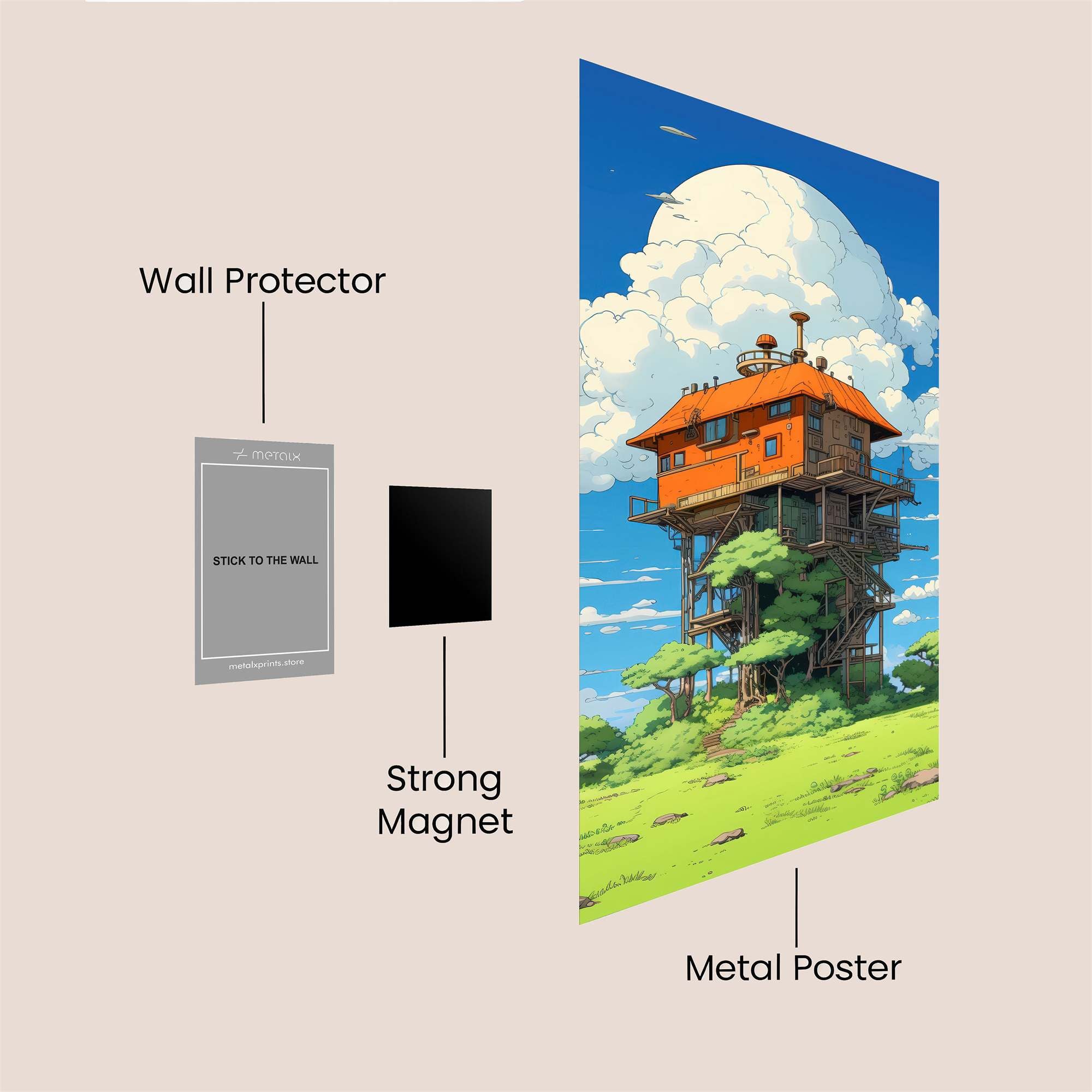 Cloud Haven Safe Wall Magnetic / M