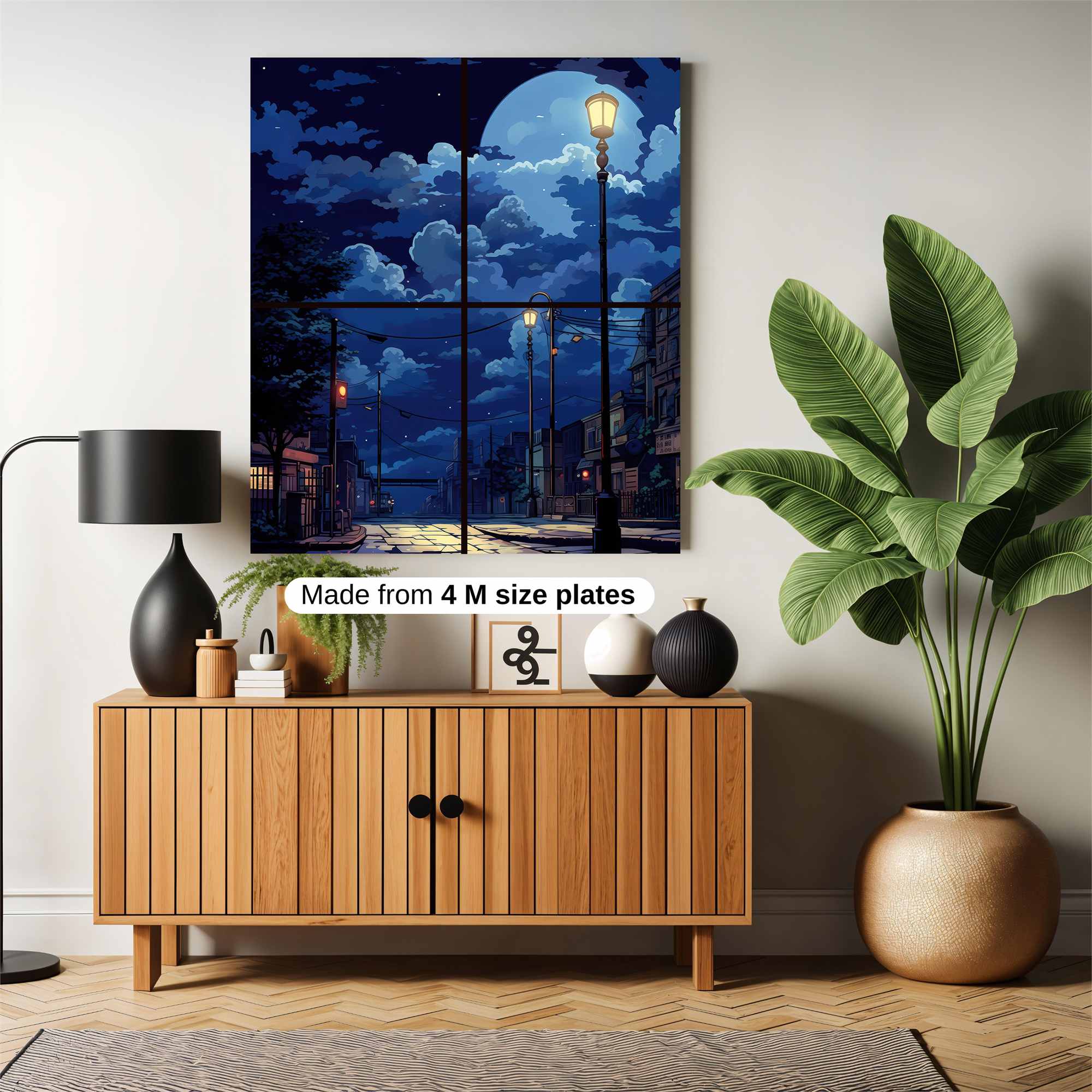 Moonlit Tranquility Safe Wall Magnetic / M