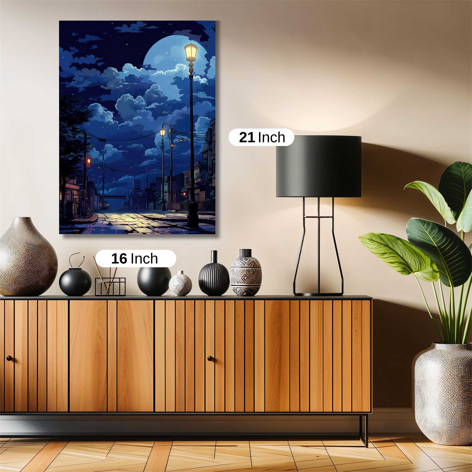 Moonlit Tranquility Safe Wall Magnetic / M