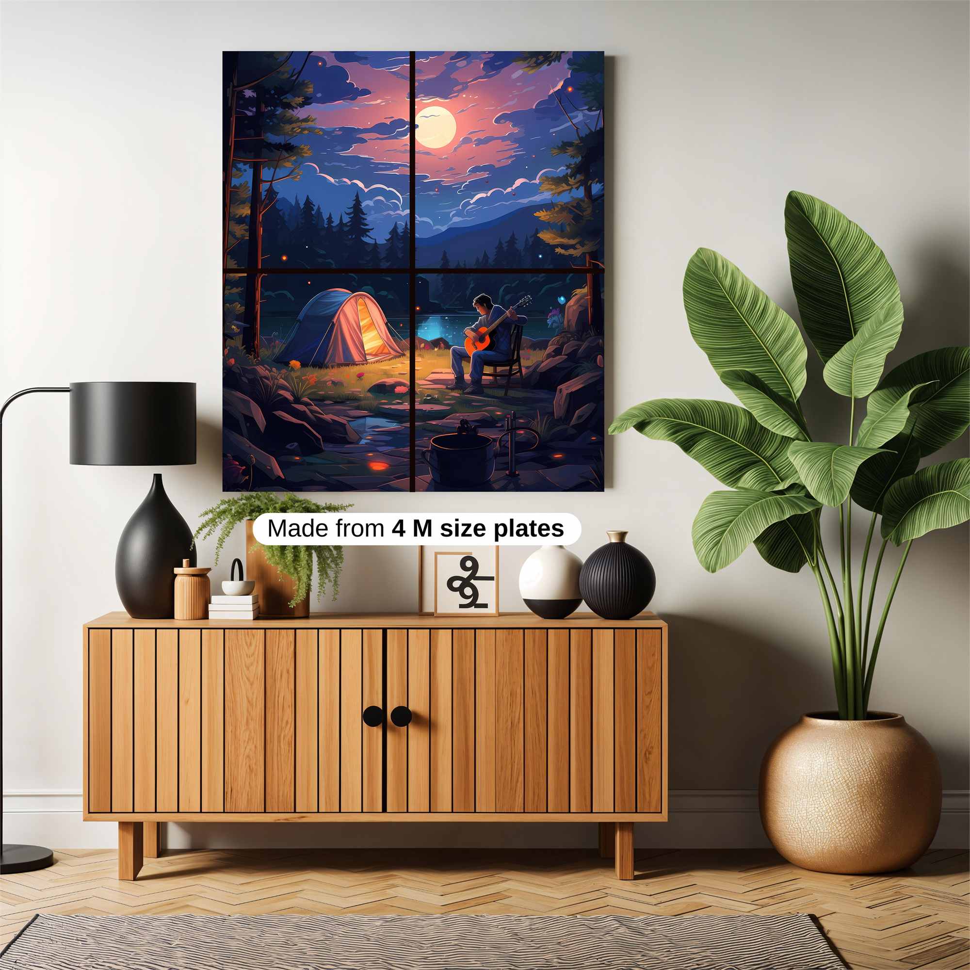 Moonlit Serenade Safe Wall Magnetic / M