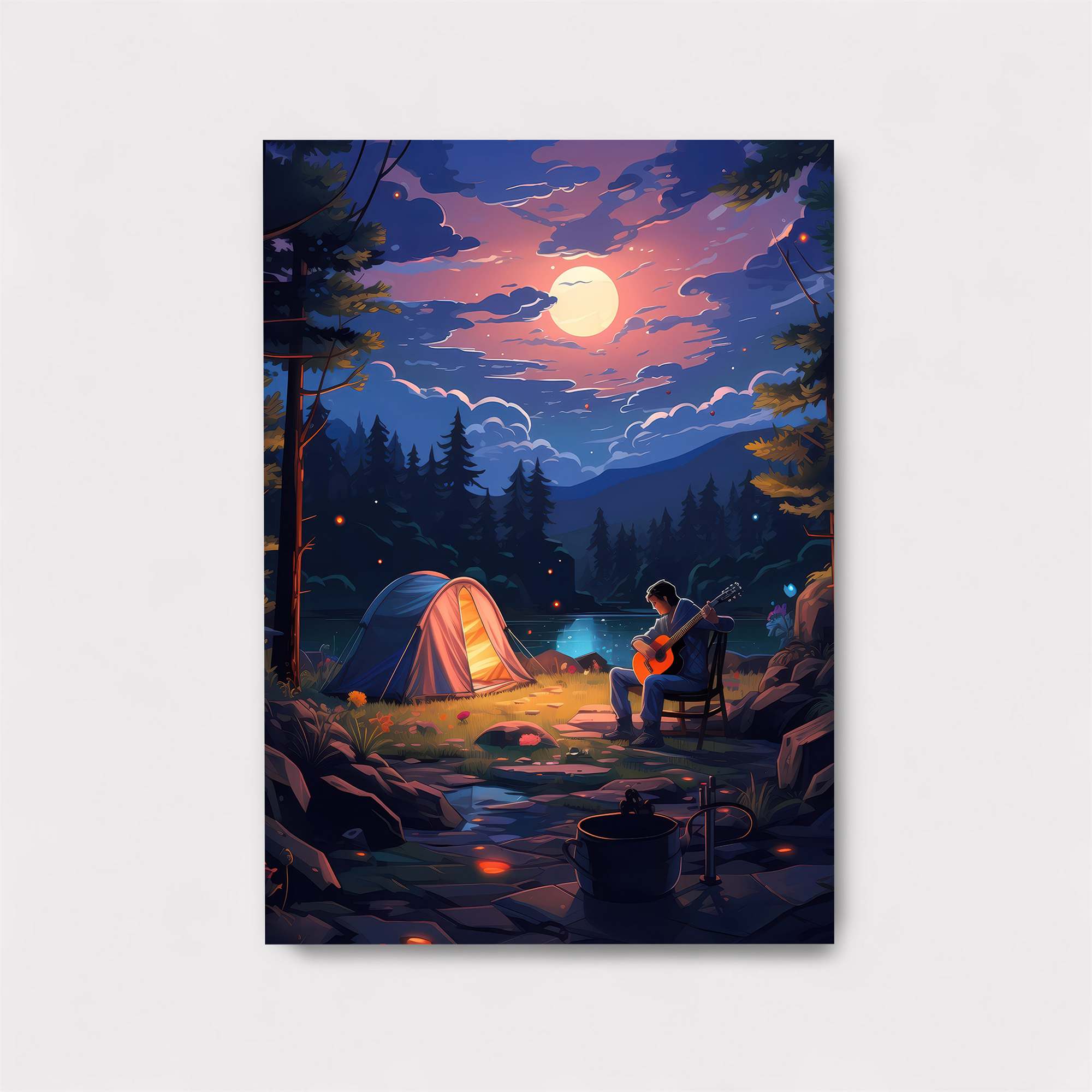 Moonlit Serenade Safe Wall Magnetic / M