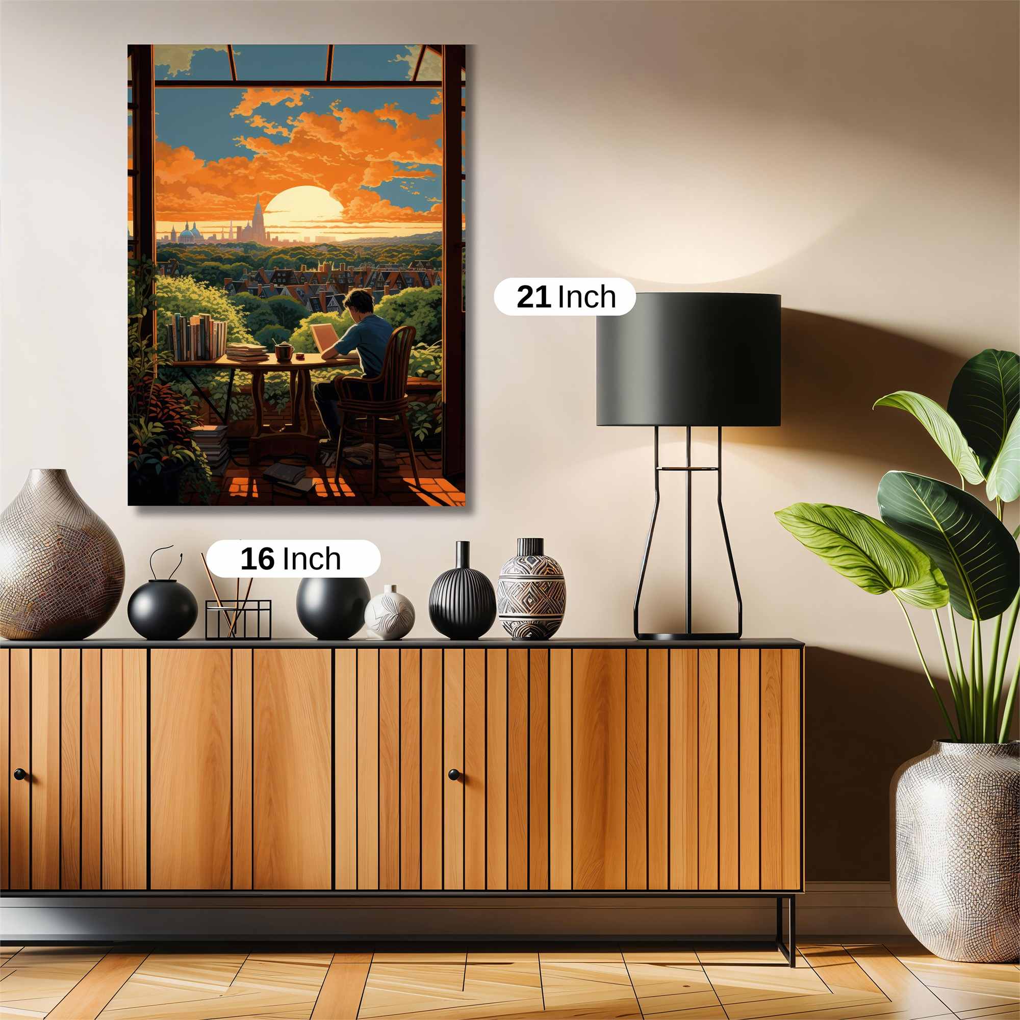 Sunset Muse Safe Wall Magnetic / M