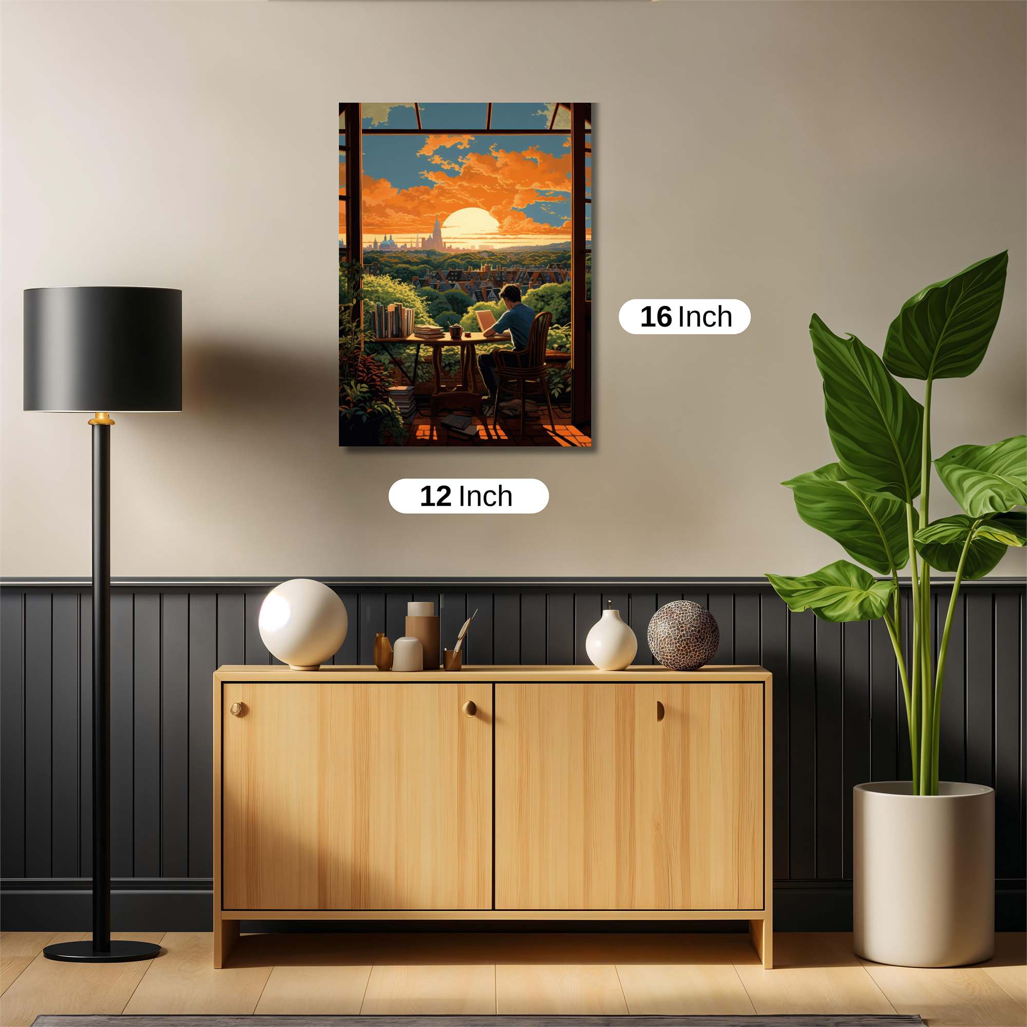 Sunset Muse Safe Wall Magnetic / M