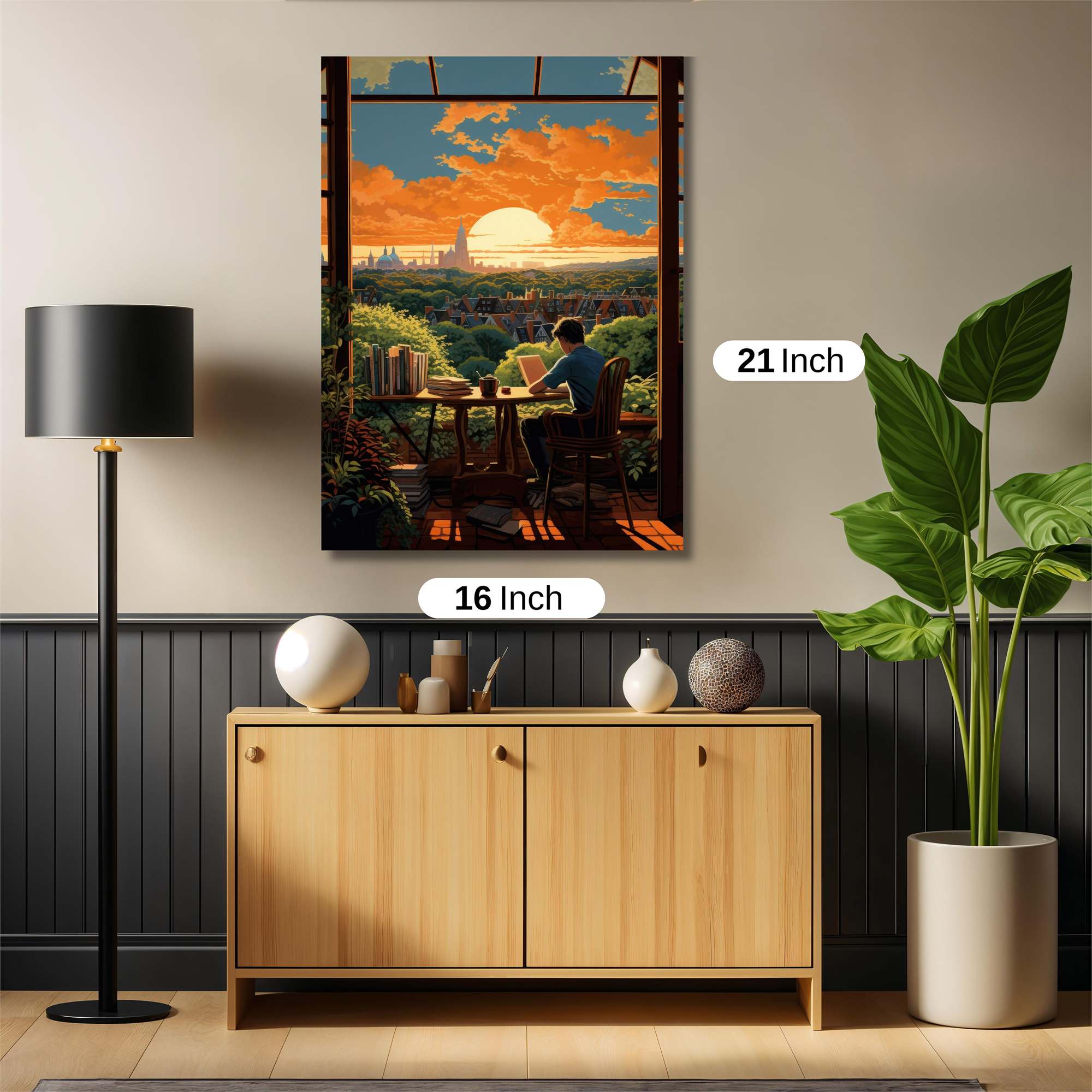 Sunset Muse Safe Wall Magnetic / M