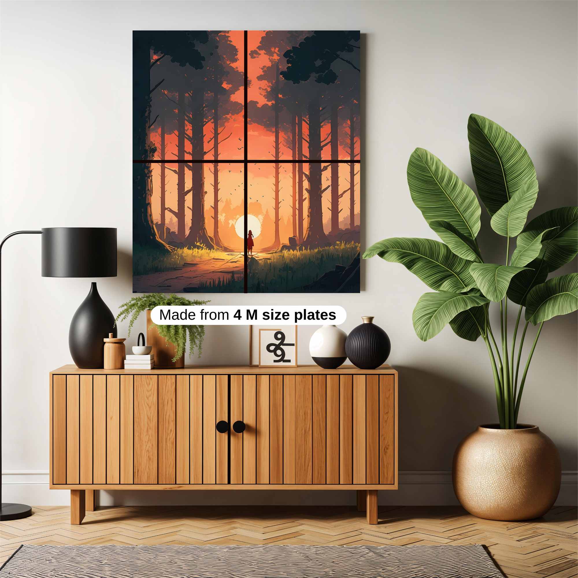 Sunset Serenity Safe Wall Magnetic / M