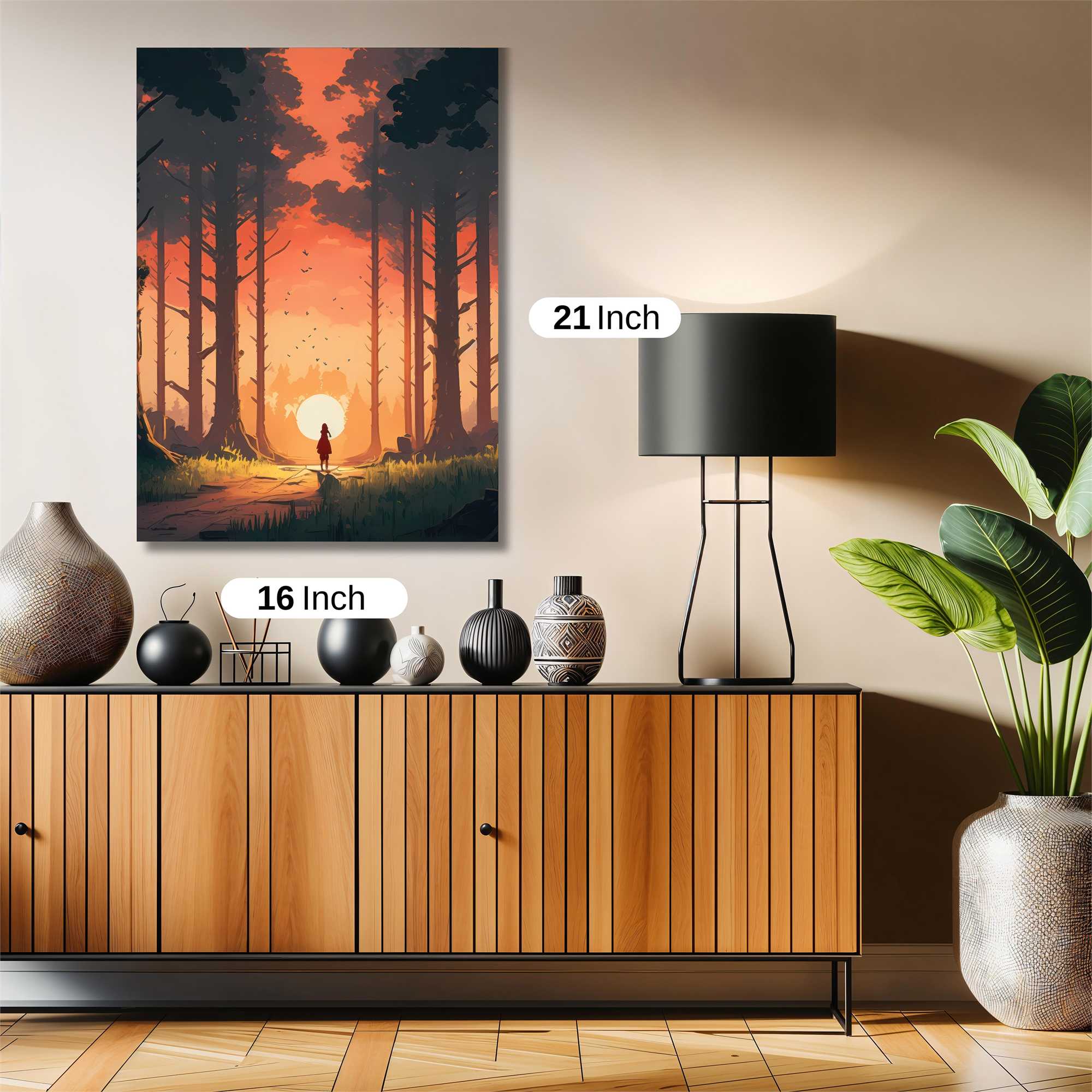 Sunset Serenity Safe Wall Magnetic / M