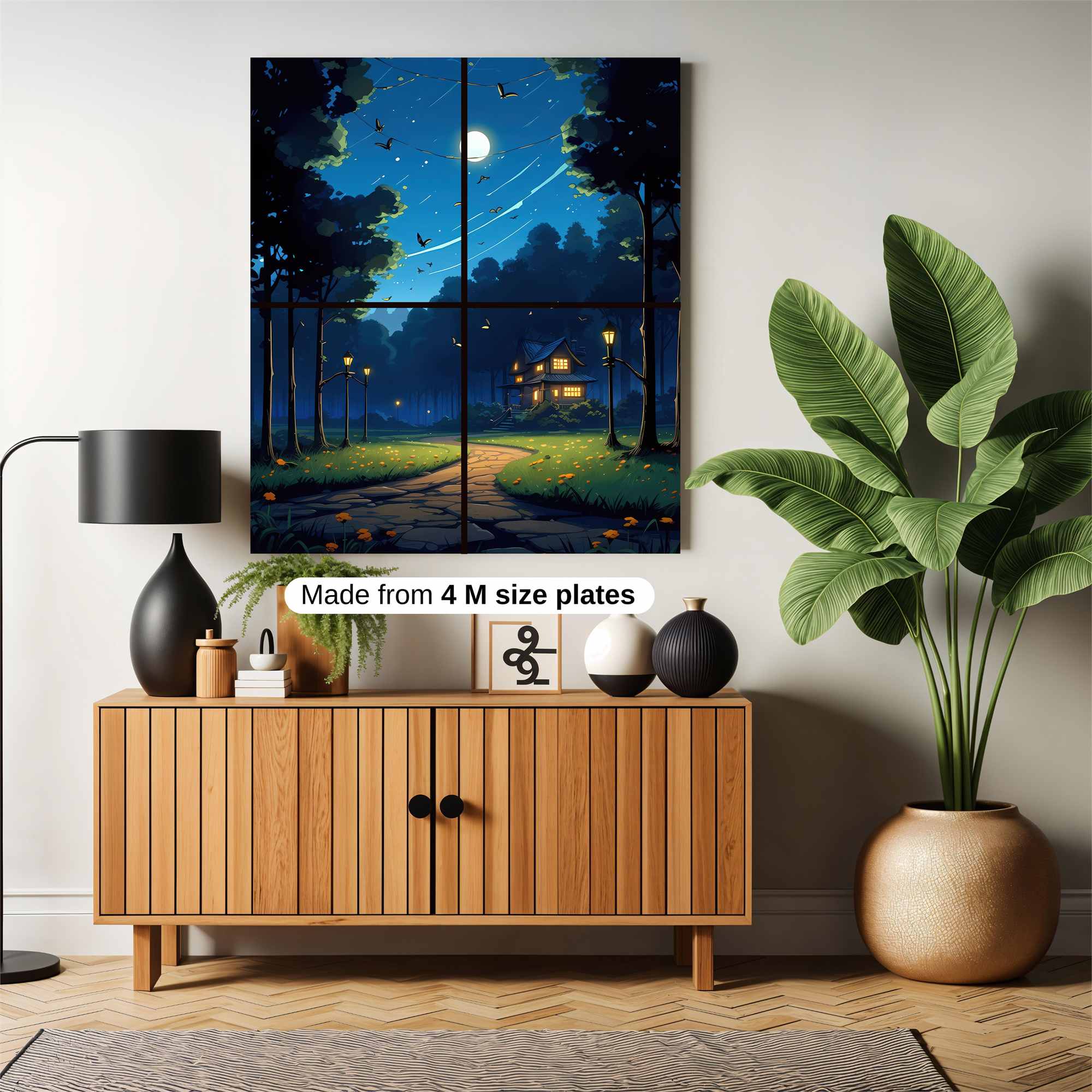Moonlit Serenity Safe Wall Magnetic / M