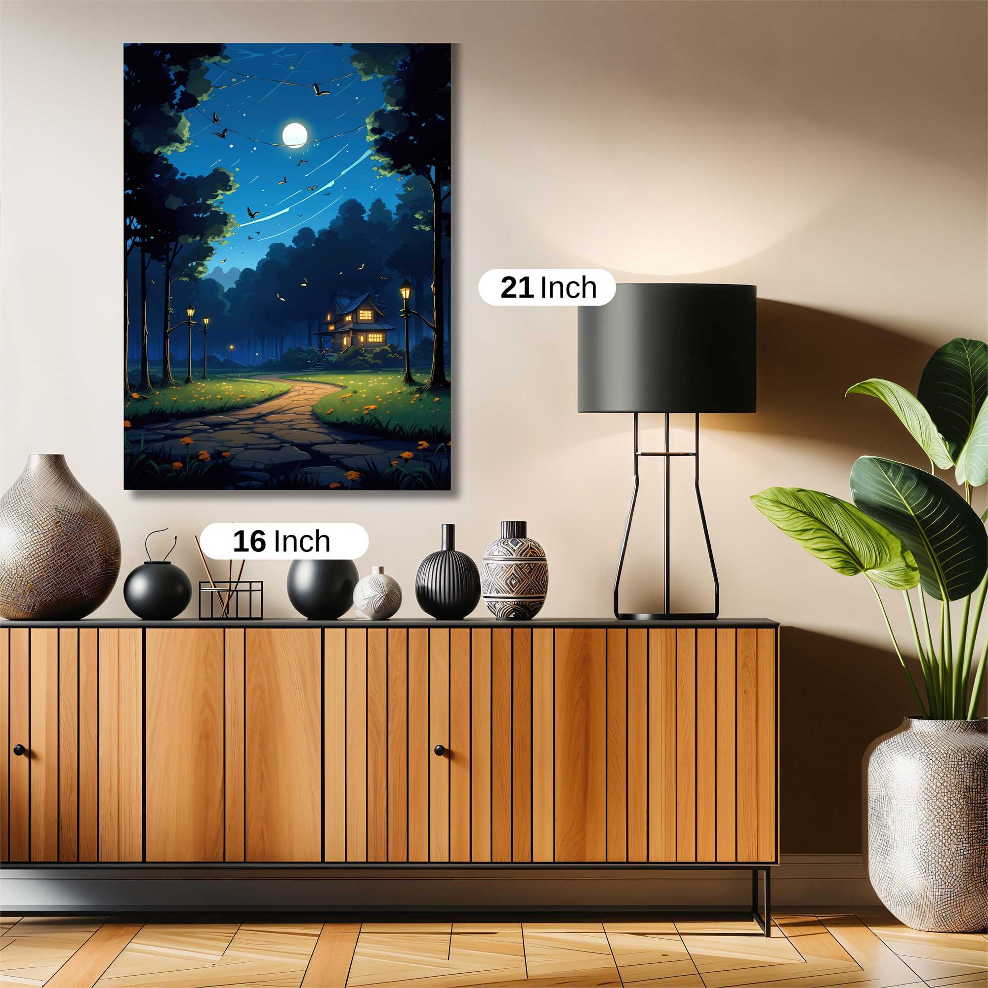 Moonlit Serenity Safe Wall Magnetic / M