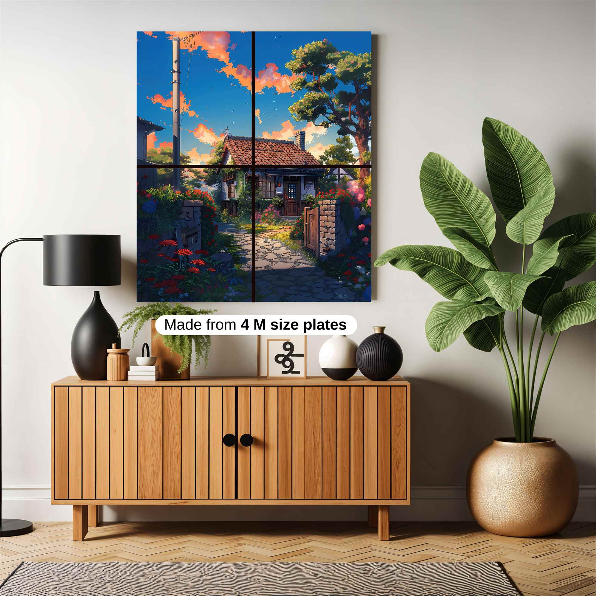 Cottage Serenity Safe Wall Magnetic / M