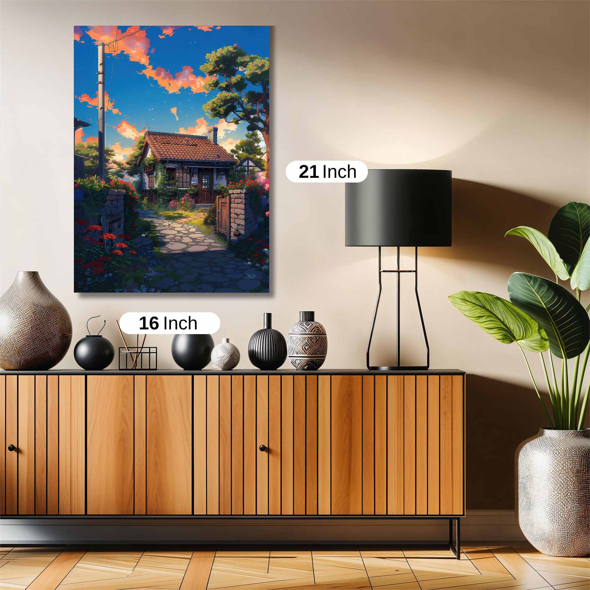 Cottage Serenity Safe Wall Magnetic / M