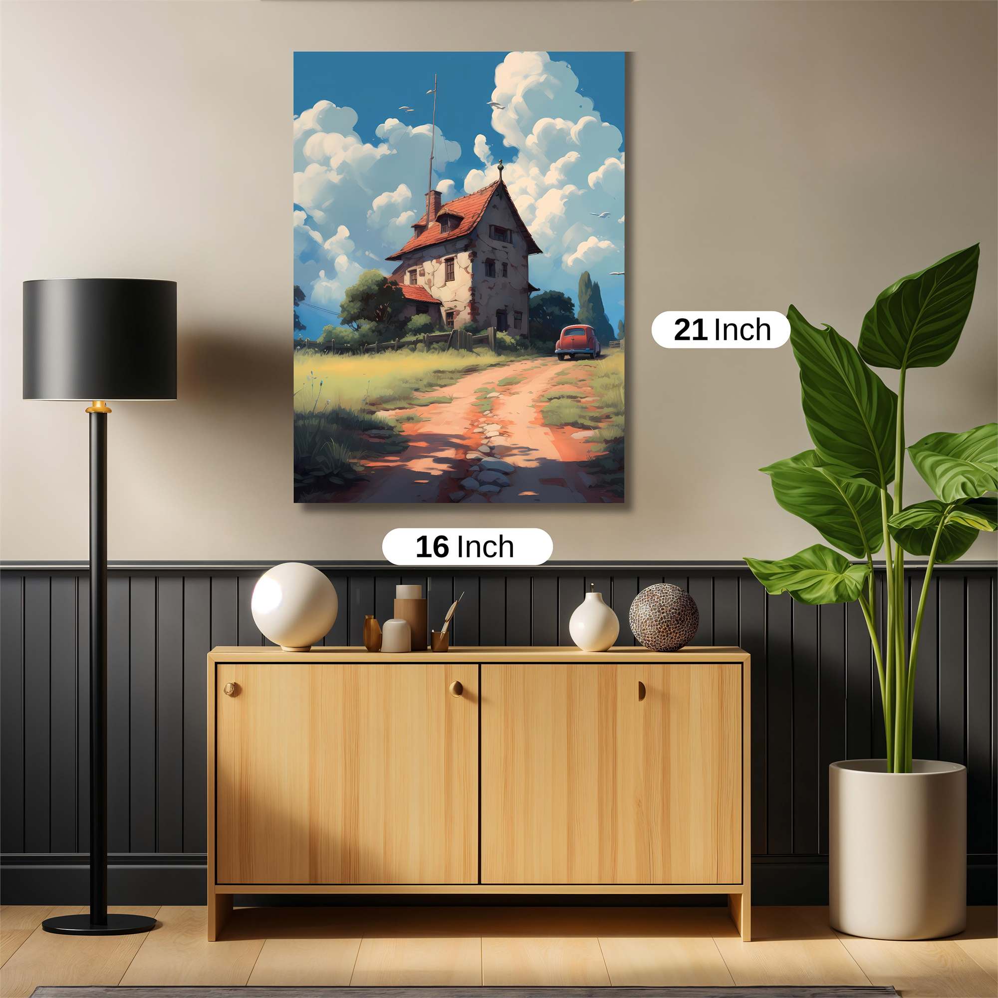 Rustic Serenity Safe Wall Magnetic / M