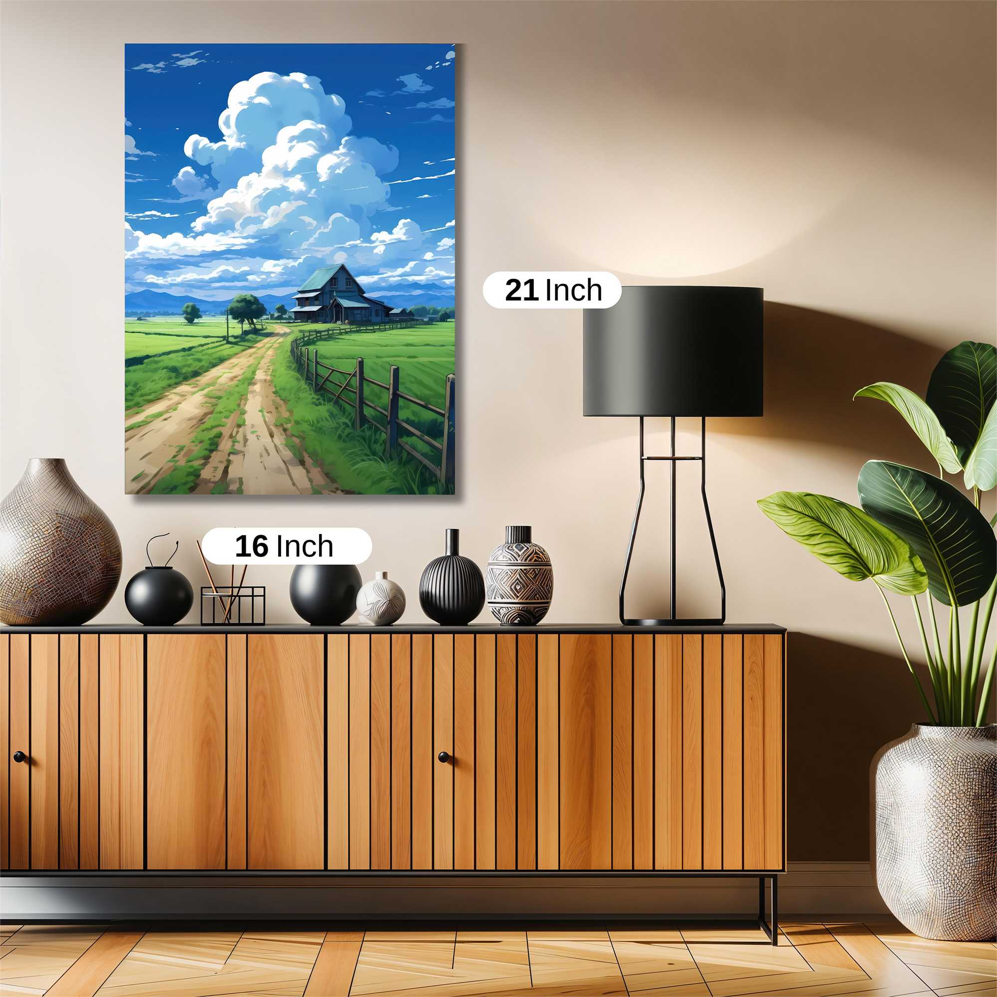 Countryside Serenity Safe Wall Magnetic / M